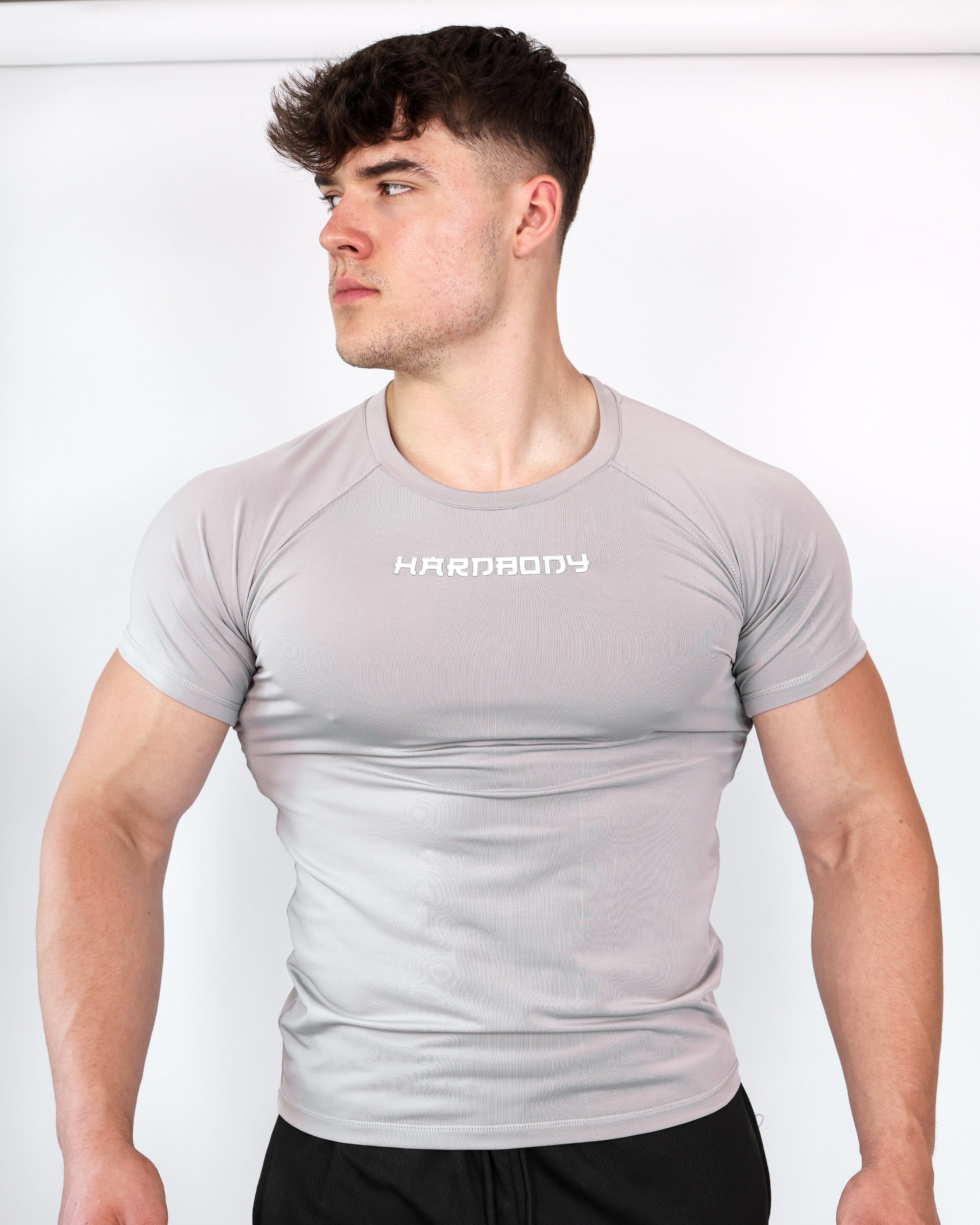 Grey Compression Short Sleeve