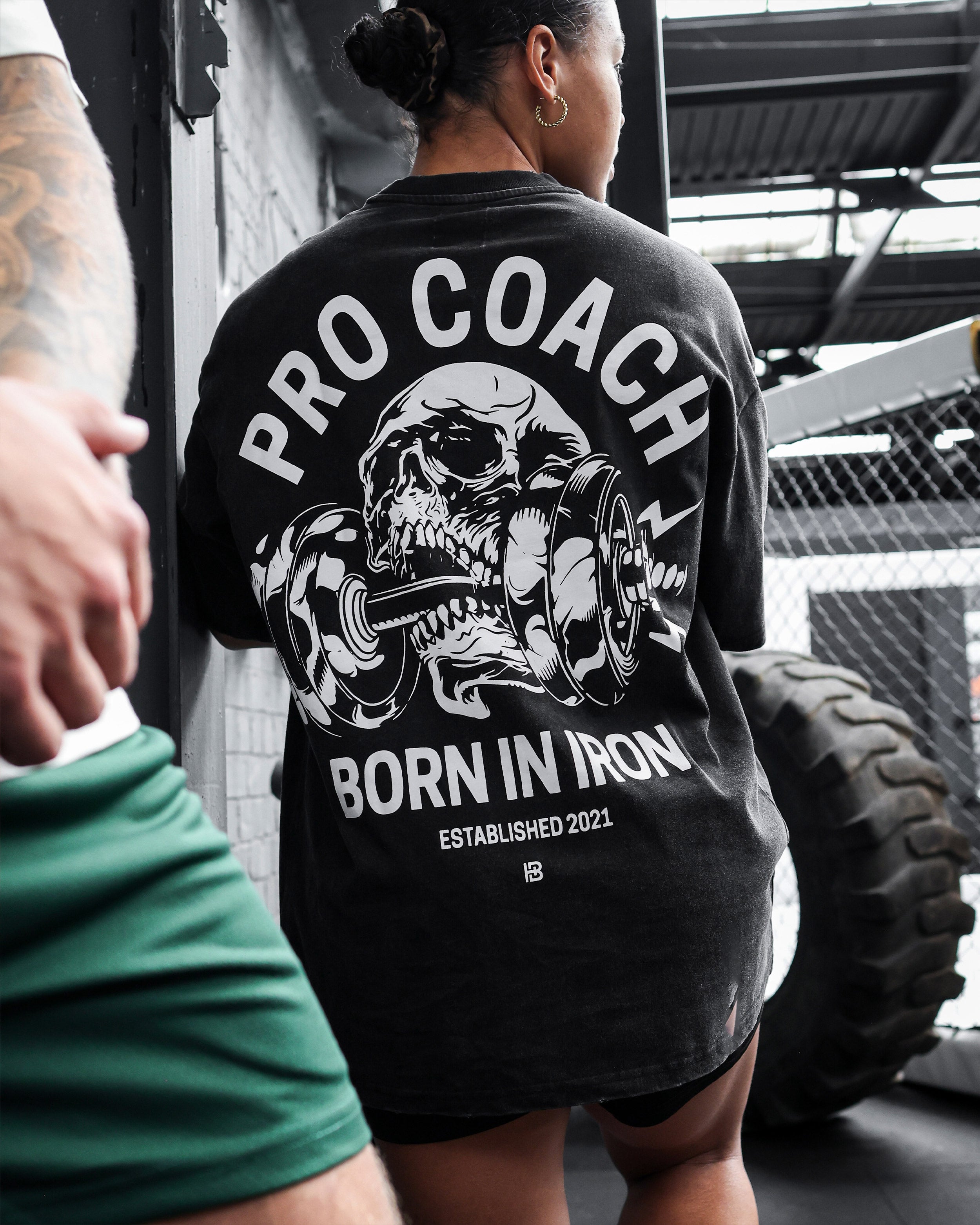 Procoach Born In Iron T-Shirt Wash Black