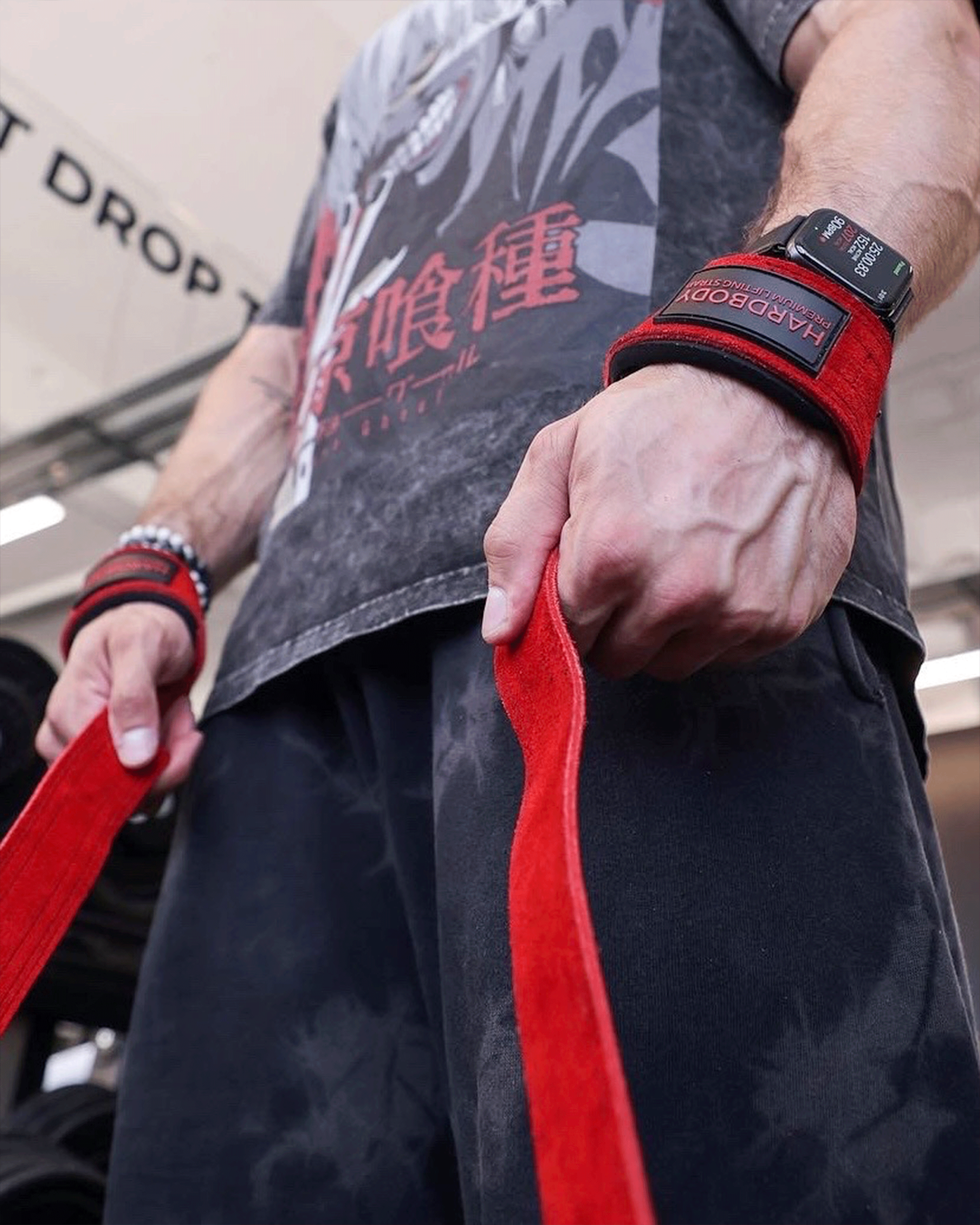 Premium Lifting Straps Red