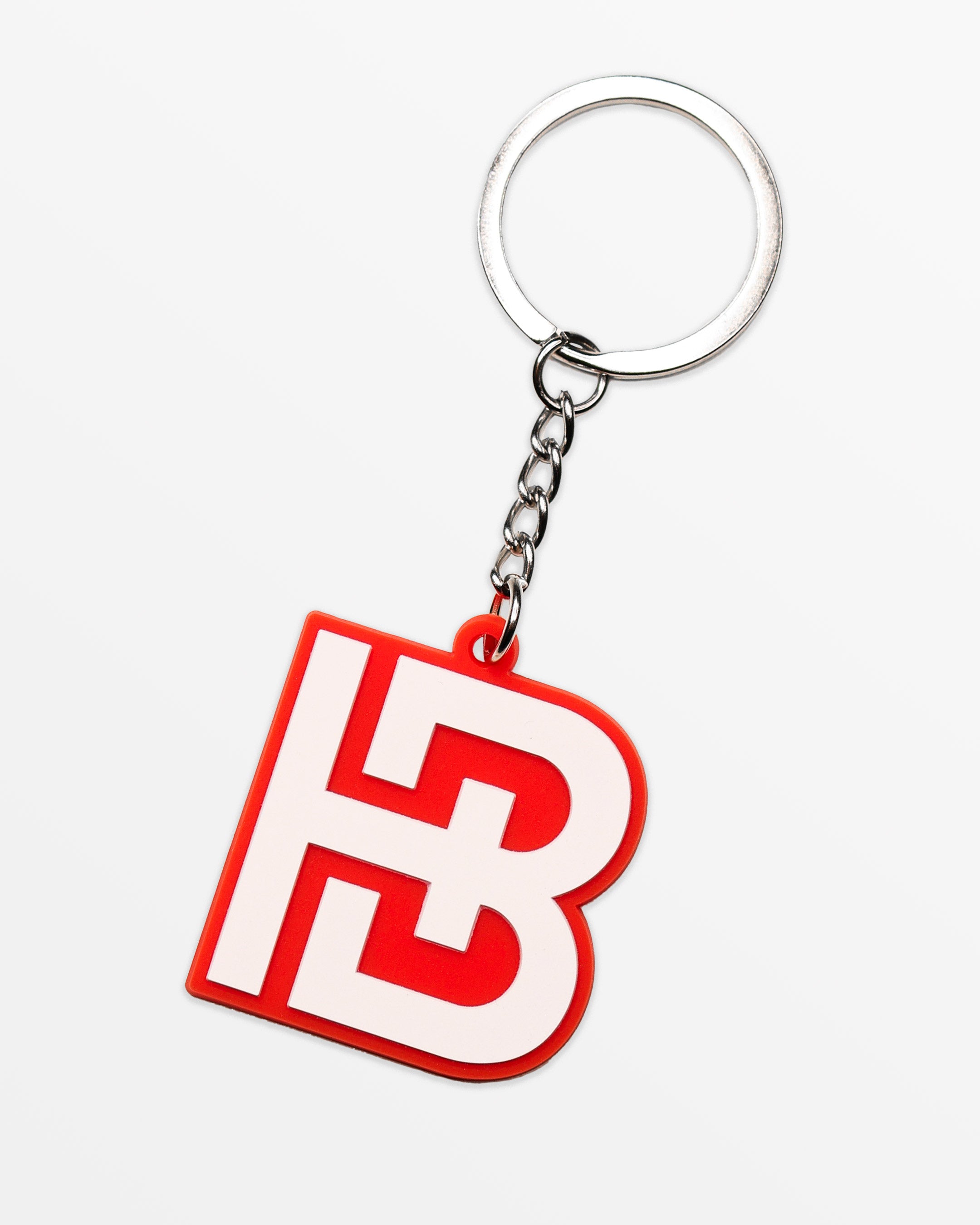 Icon Key Ring Red/White