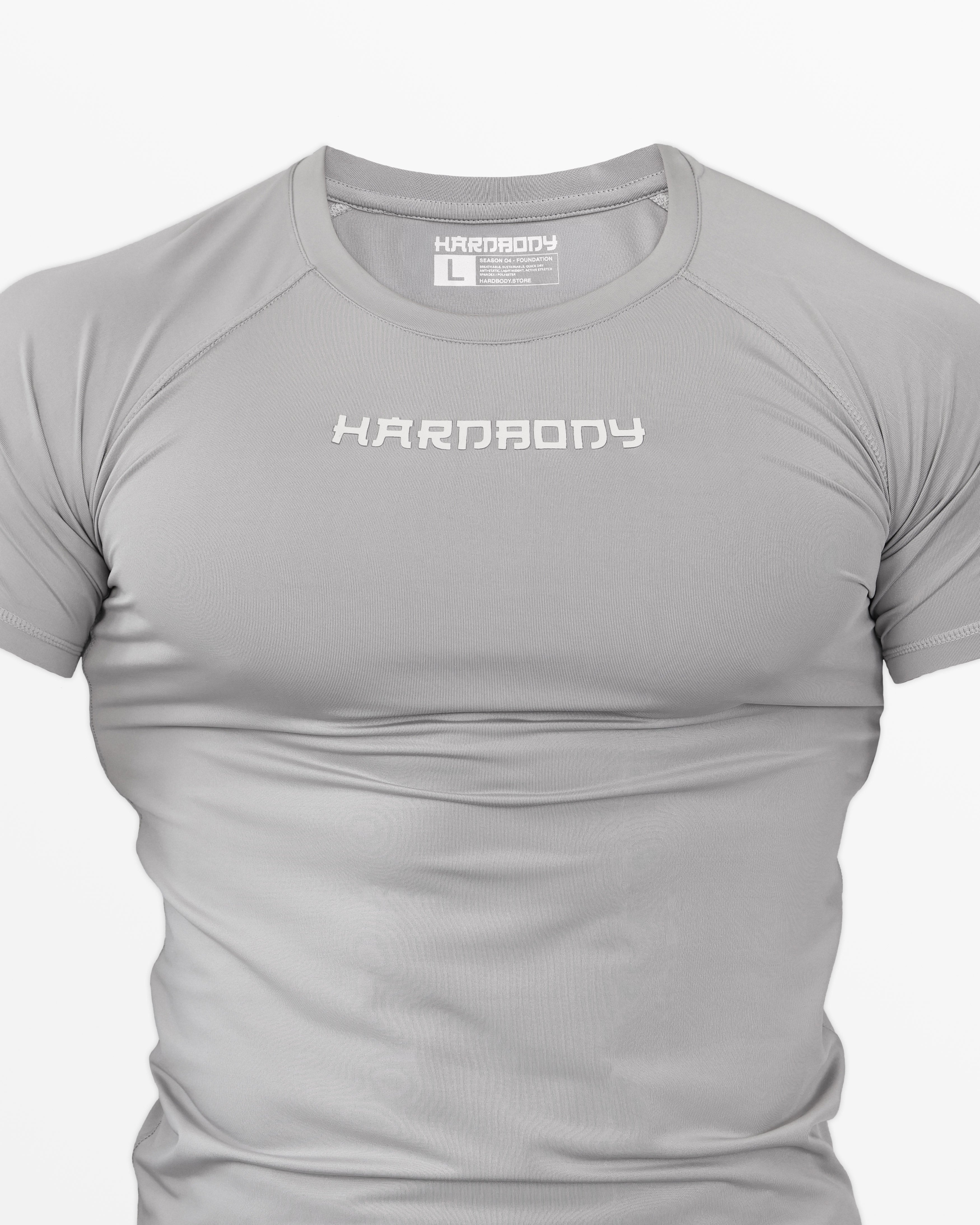 Grey Compression Short Sleeve
