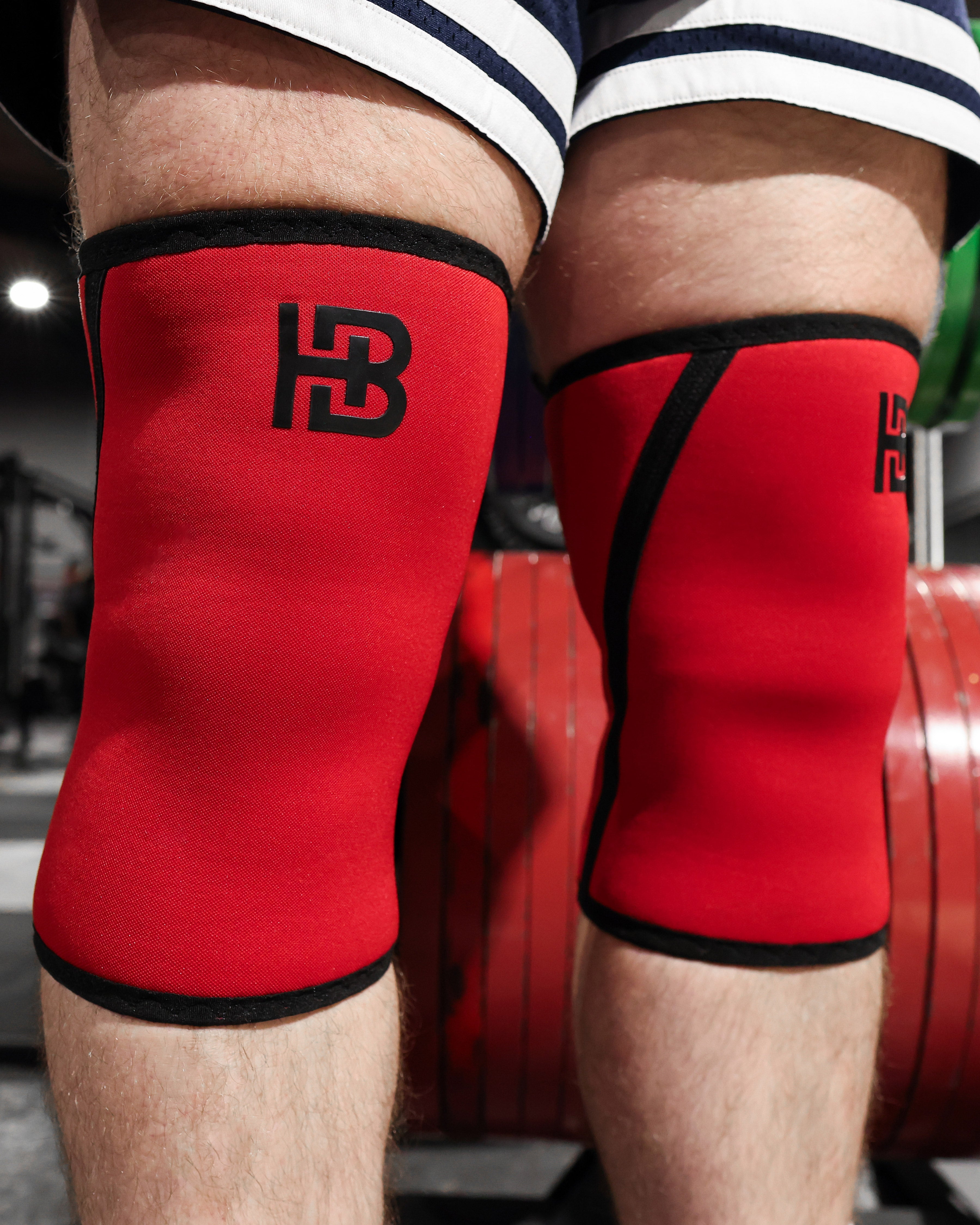 MVPRO Knee Sleeves 7mm Classic Red