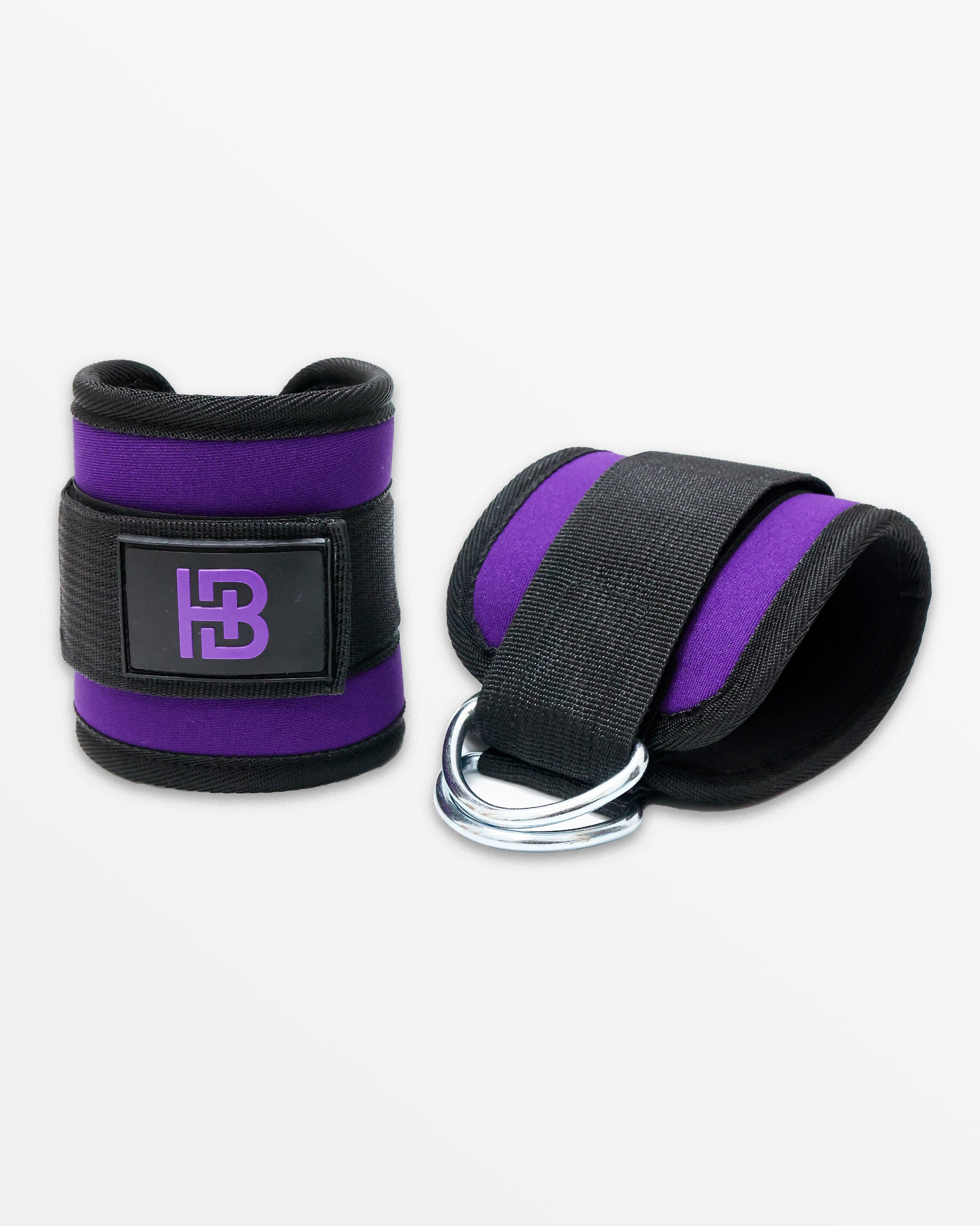 Neoprene Lifting Cuffs Purple