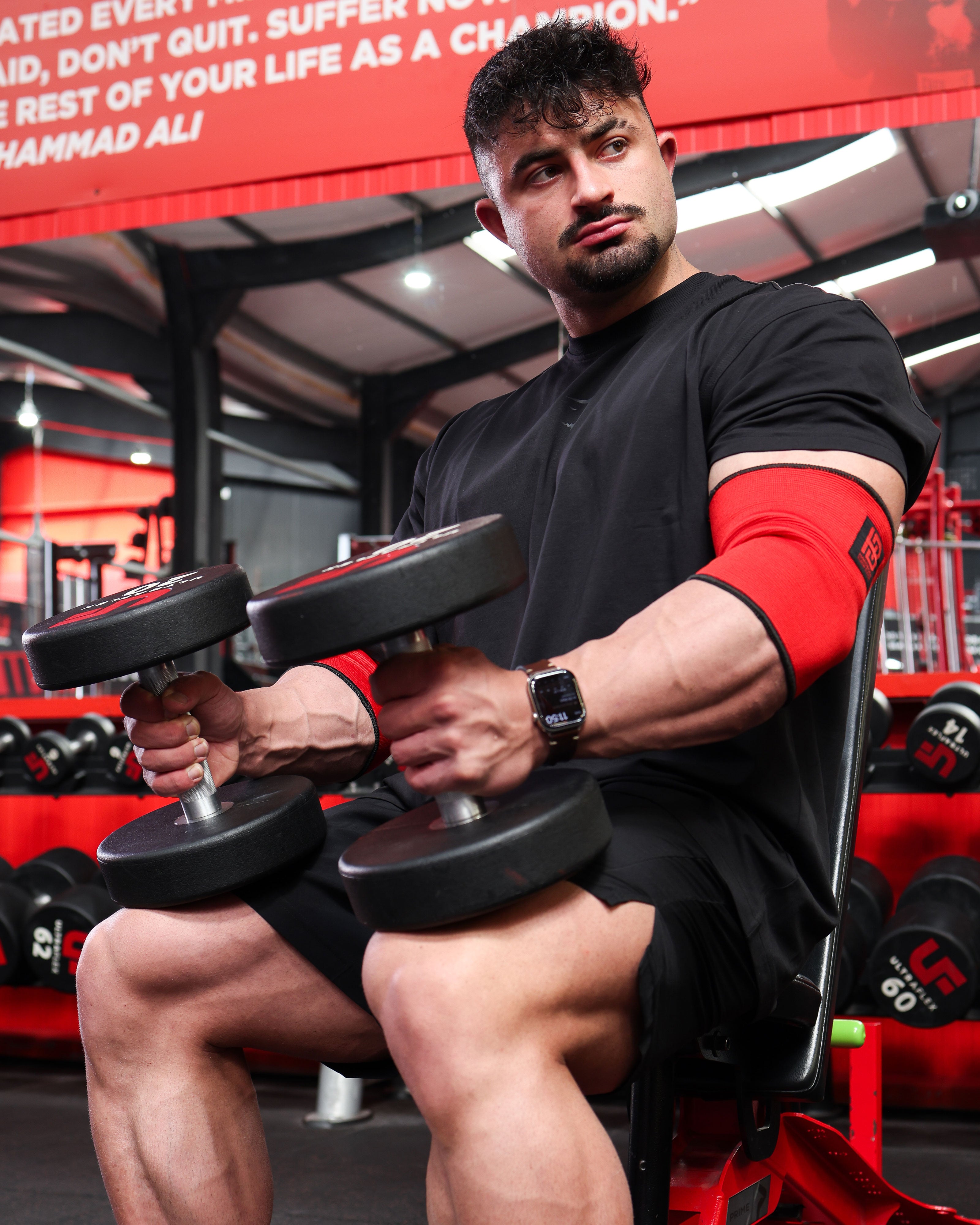 Single Ply Elbow Sleeves Red