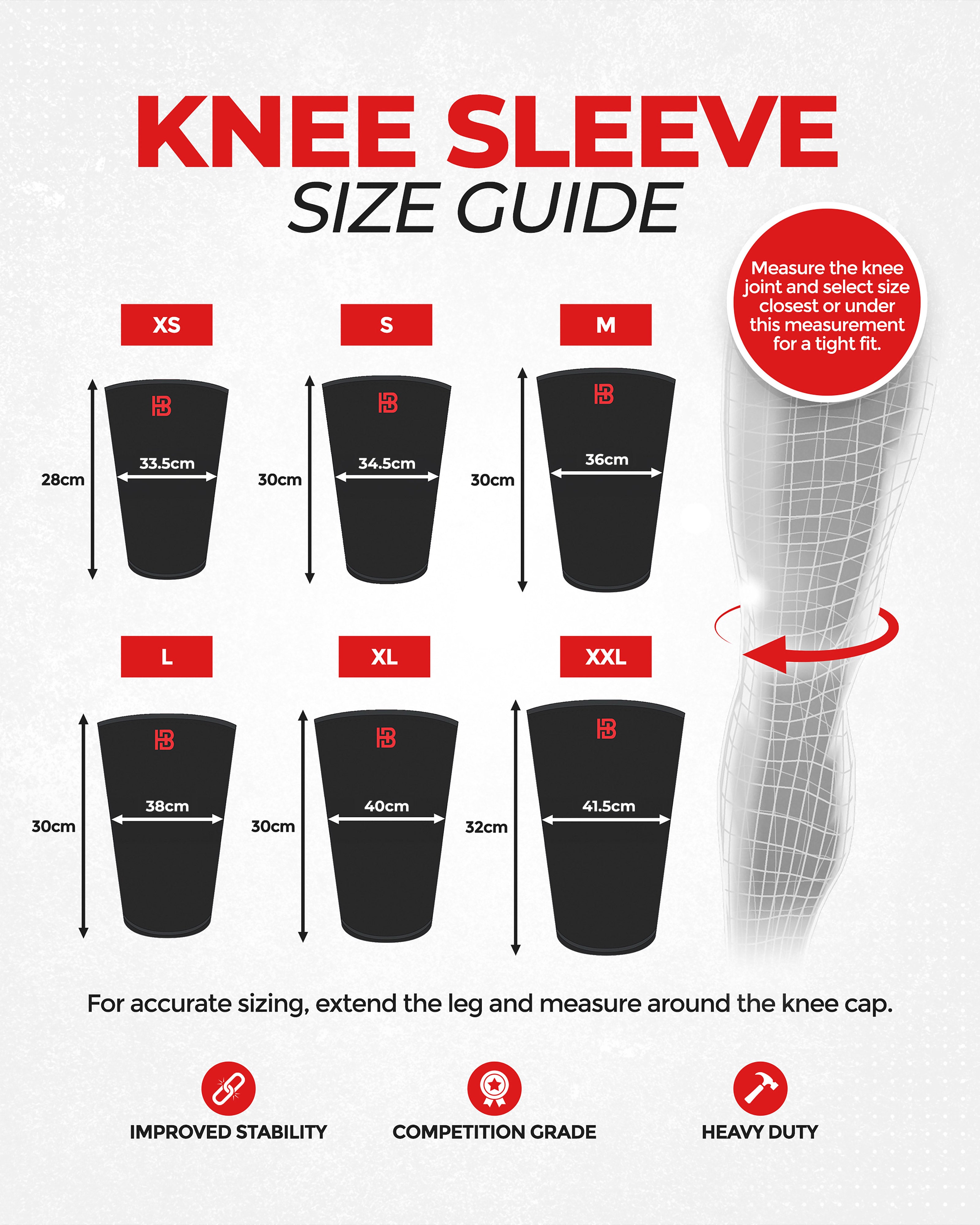 Winter White V3 Knee Sleeves 7mm