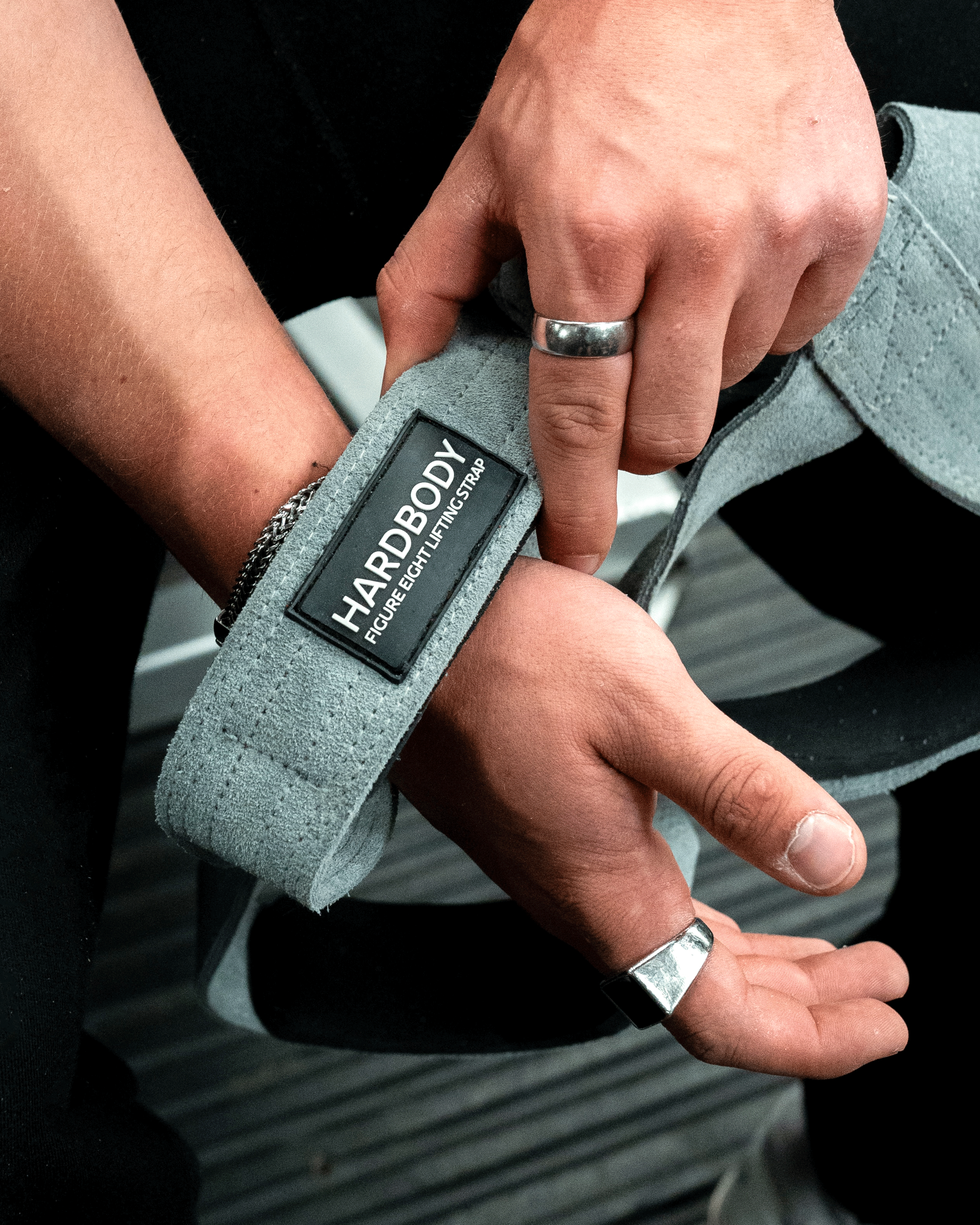 Premium Figure 8 Straps Grey