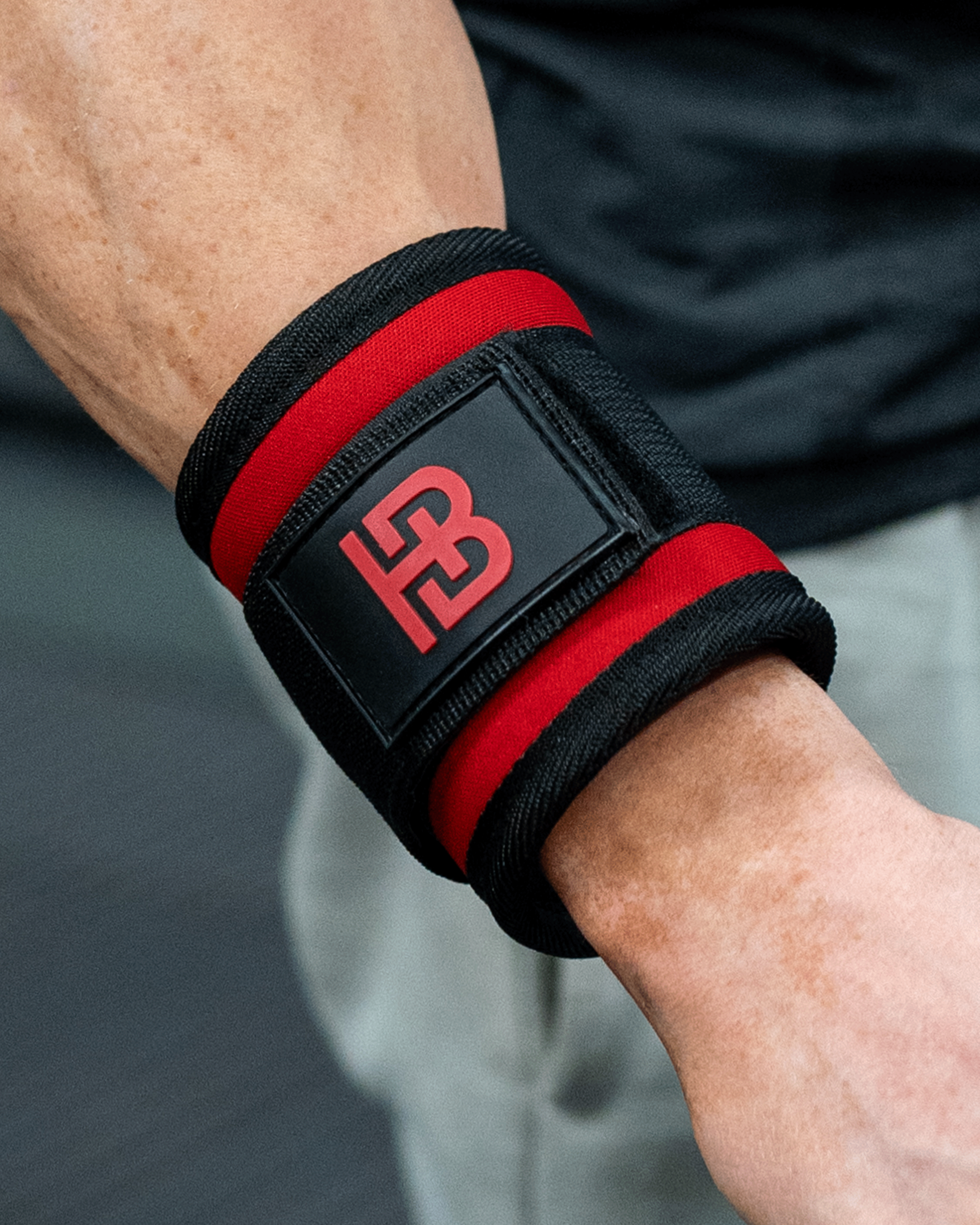 Neoprene Lifting Cuffs Red