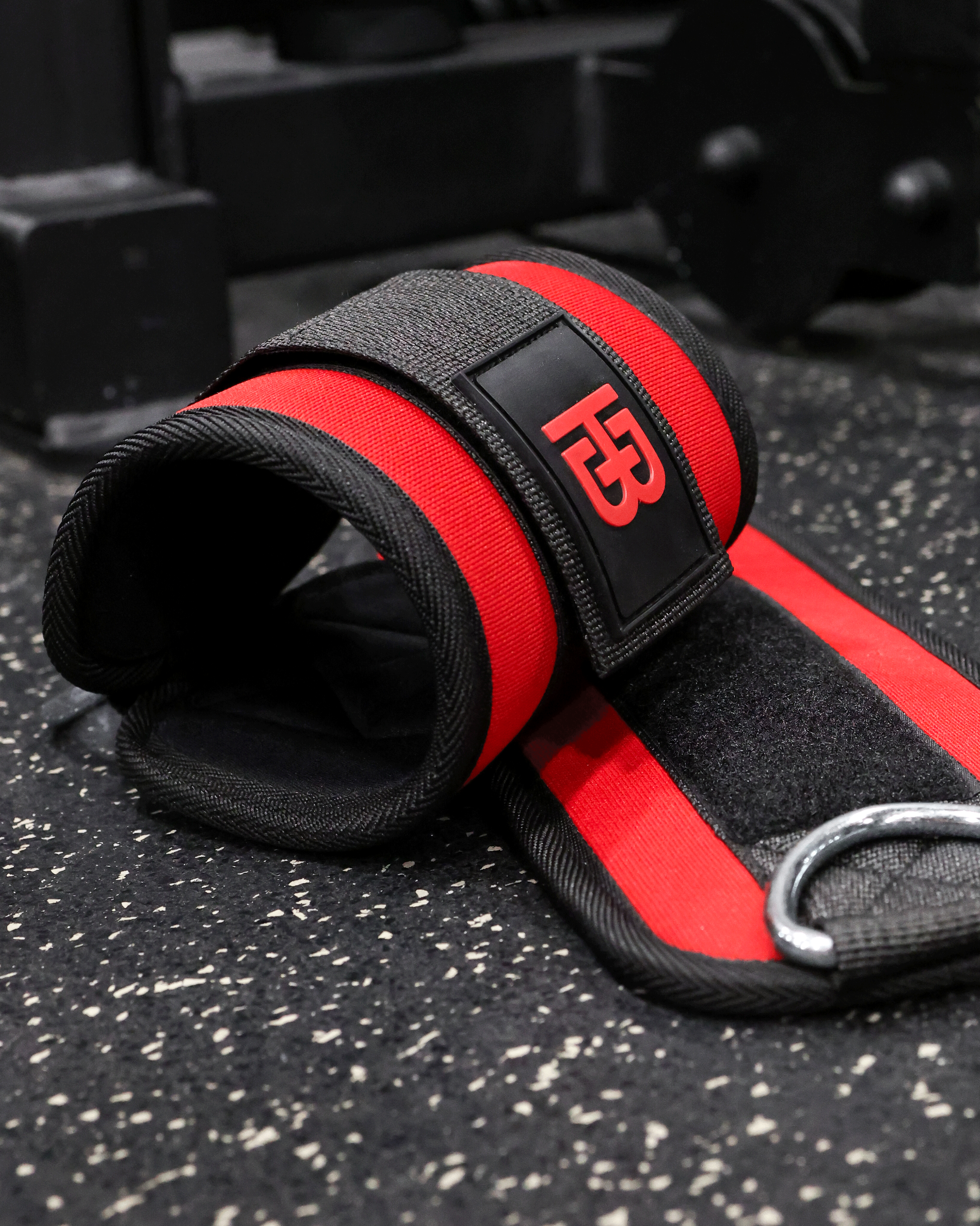 Neoprene Lifting Cuffs Red