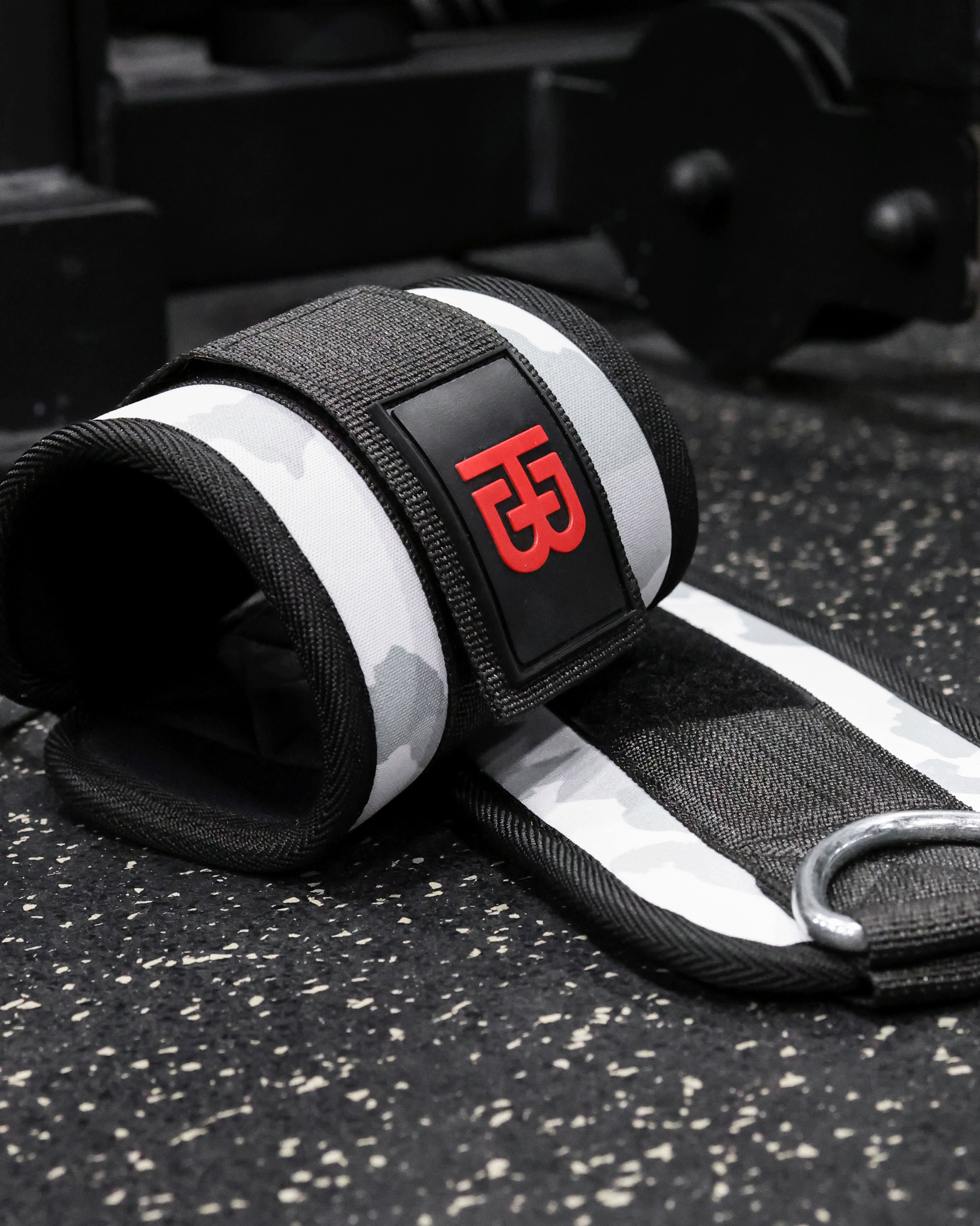 Neoprene Lifting Cuffs Winter White