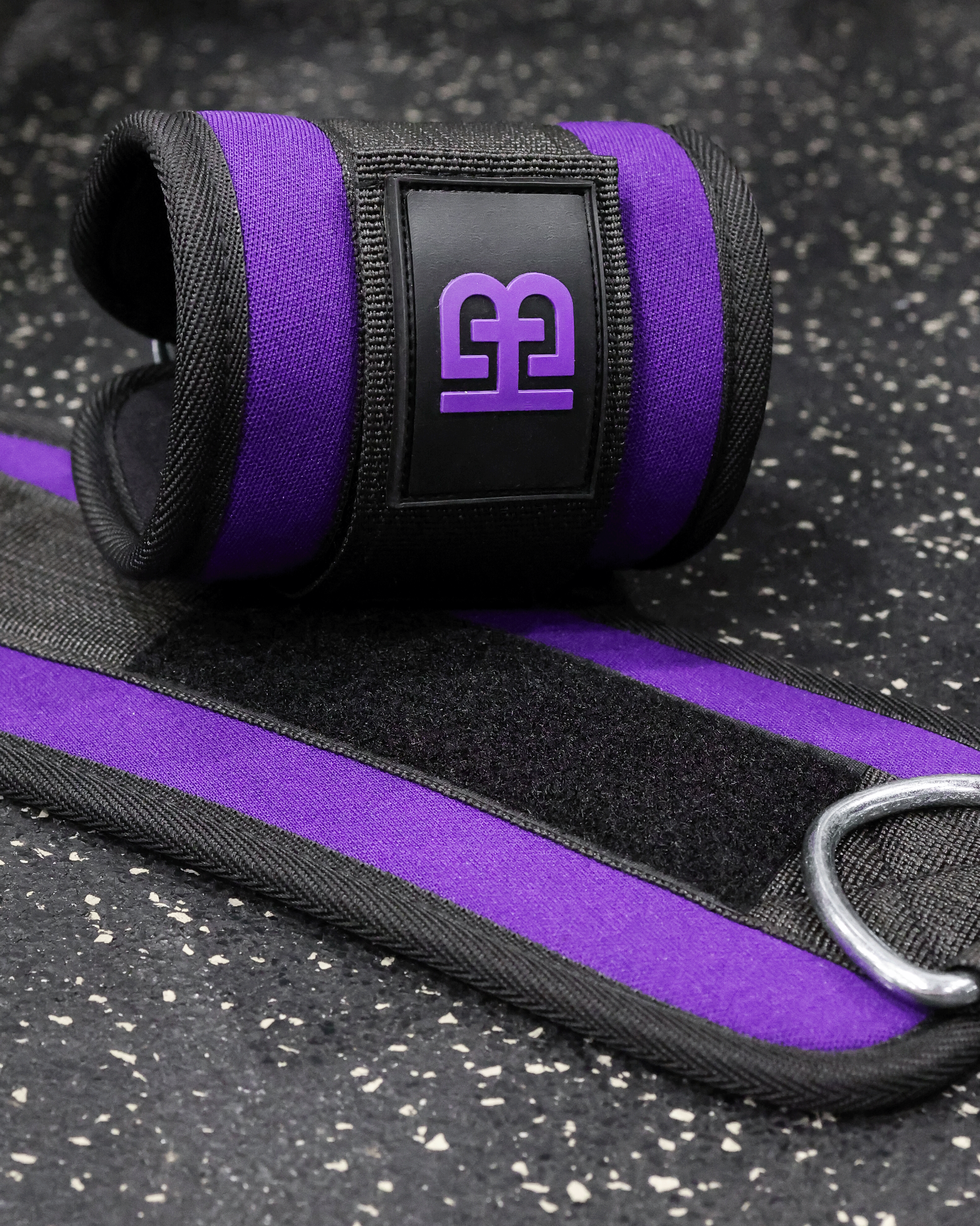 Neoprene Lifting Cuffs Purple