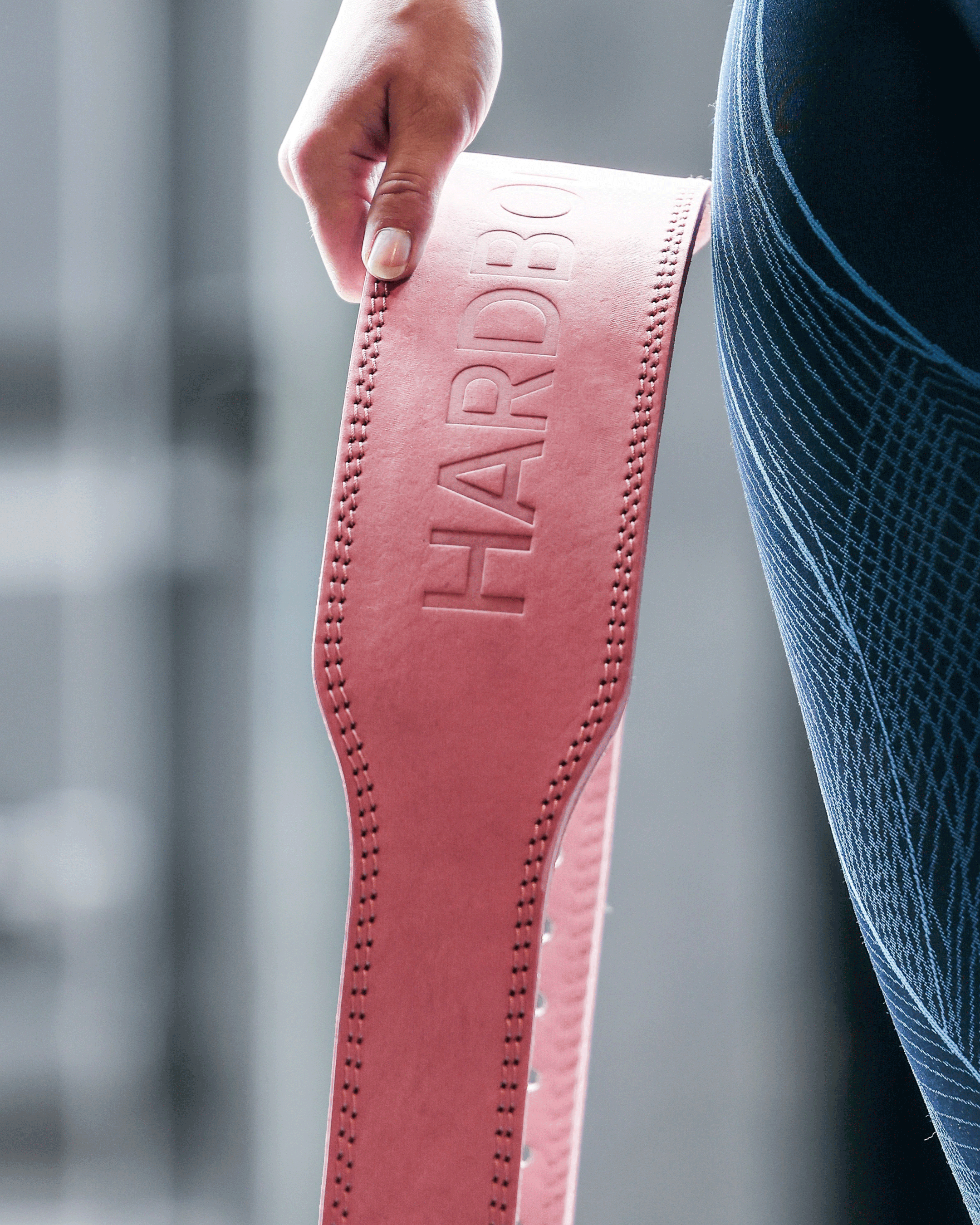 Bodybuilding Belt 10mm Pink
