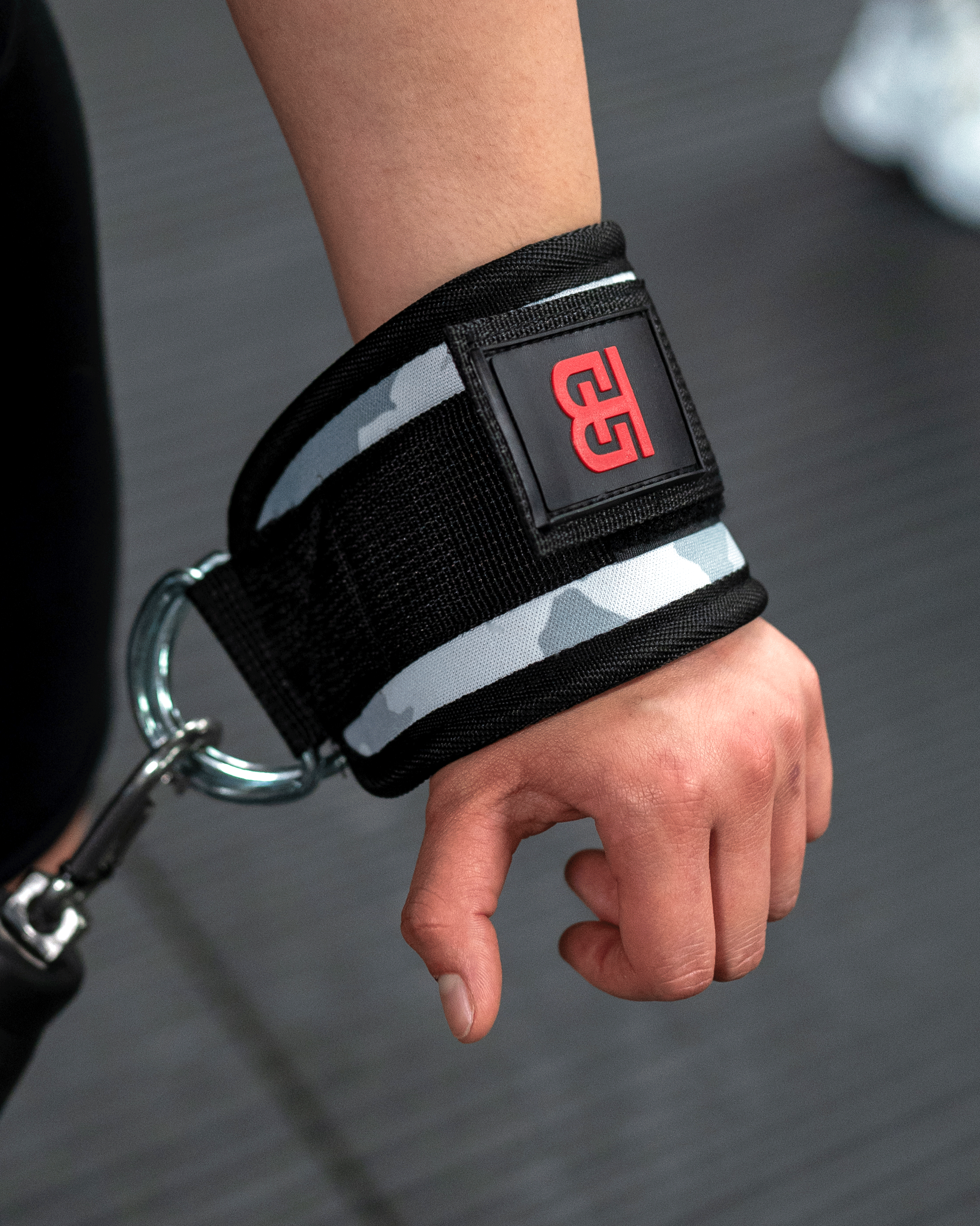 Neoprene Lifting Cuffs Winter White
