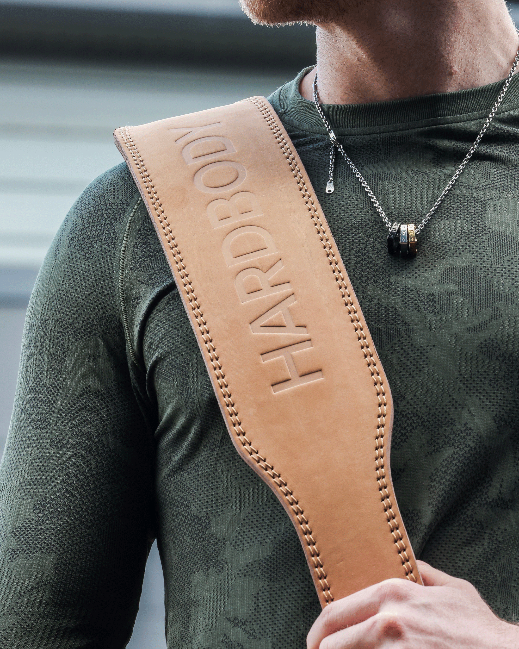 Bodybuilding Belt 10mm Tan