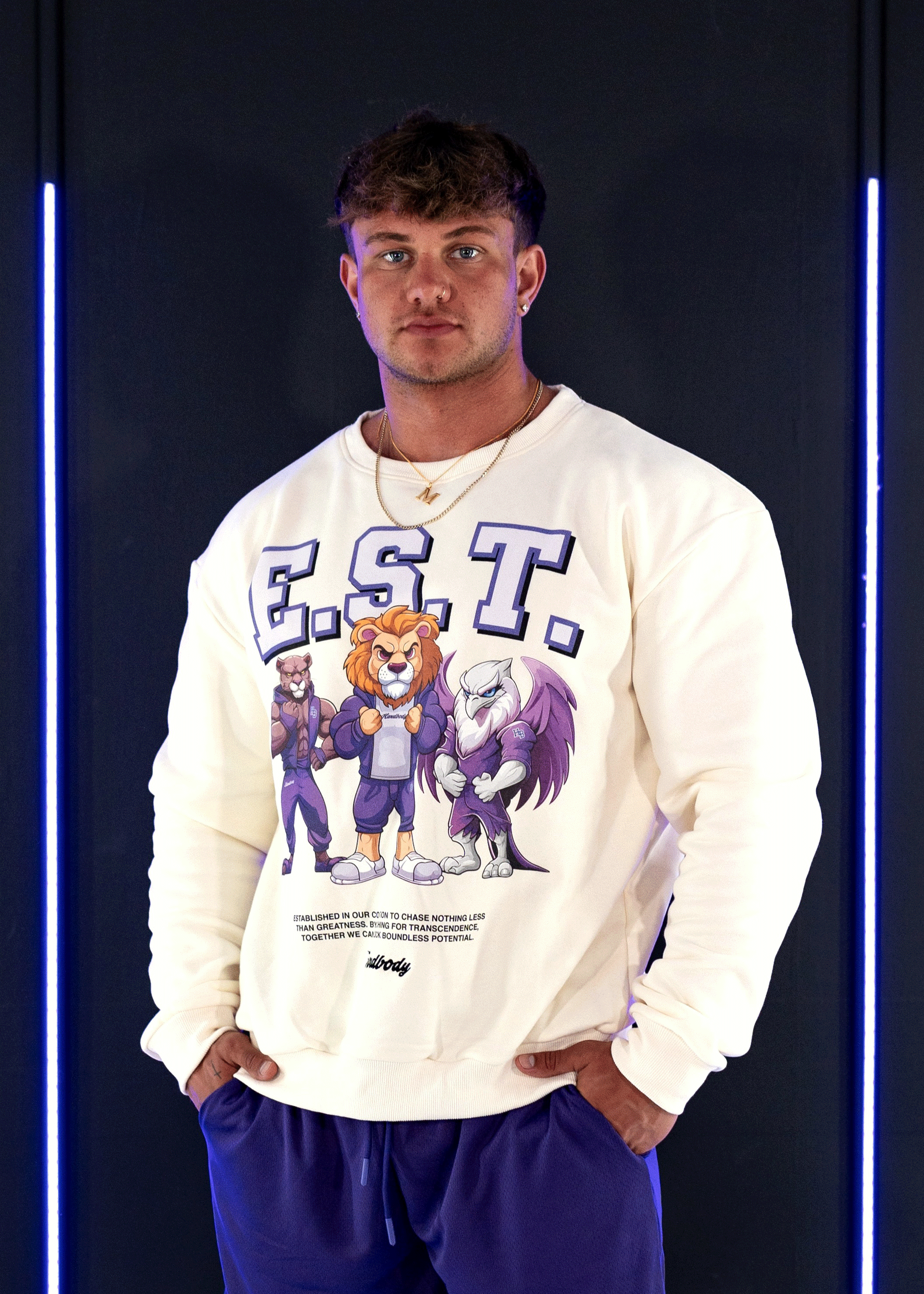 Establish Crew Neck Cream