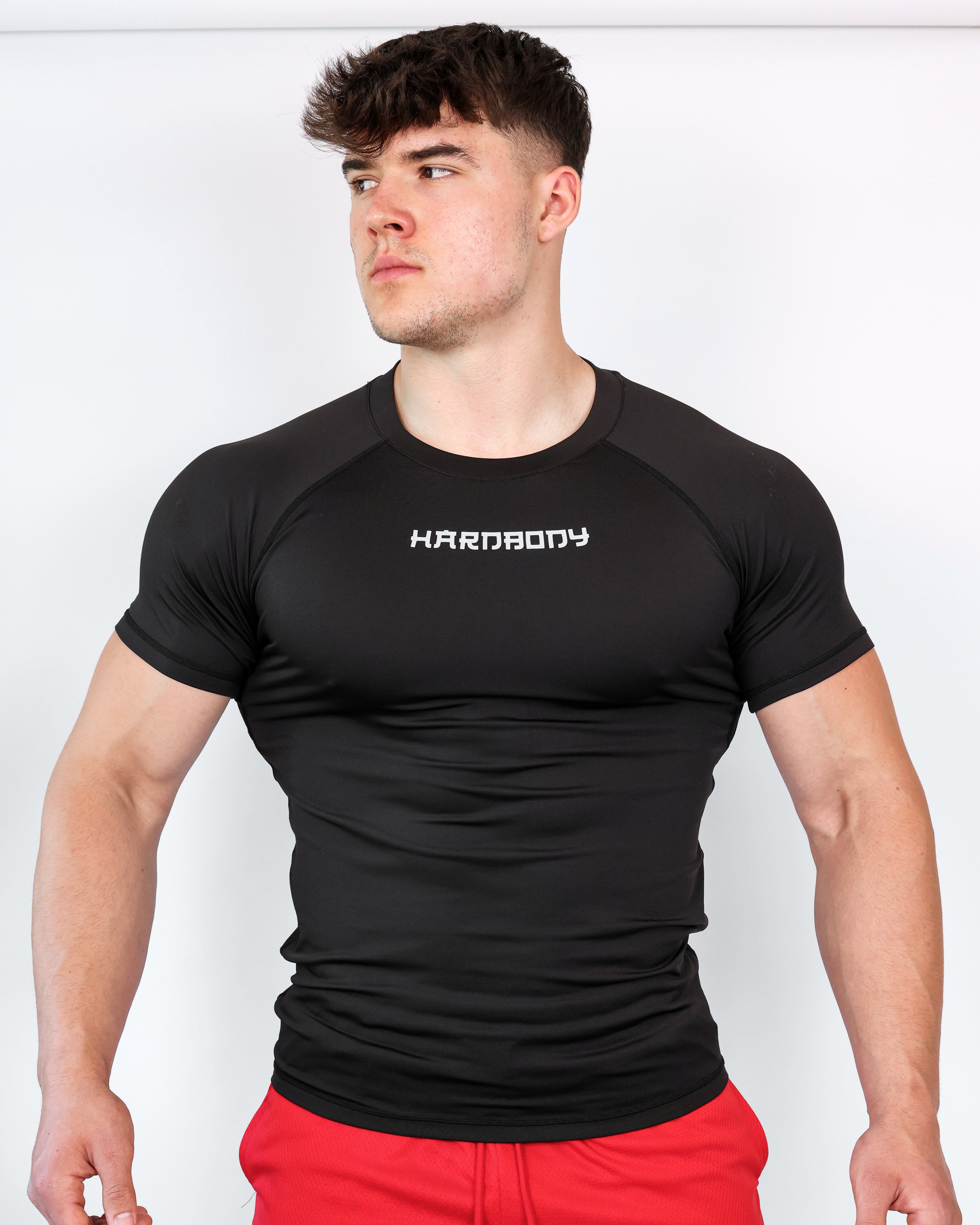 Black Compression Short Sleeve