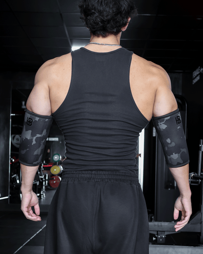 Black Camo Elbow Sleeves 7mm