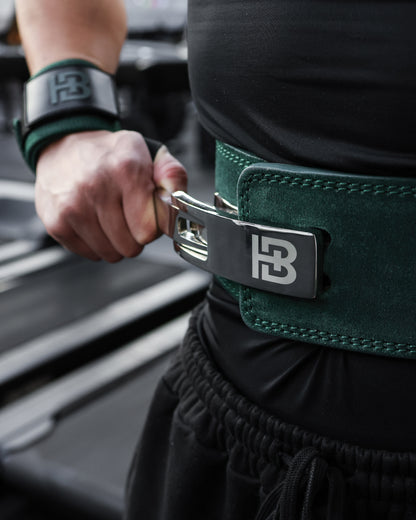 Lever Belt 10mm Forest Green