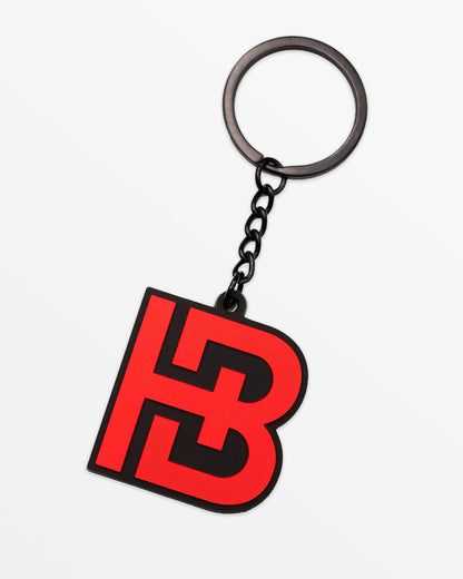 Icon Key Ring Black/Red