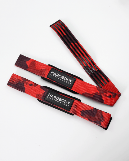 Lifting Straps Red Camo