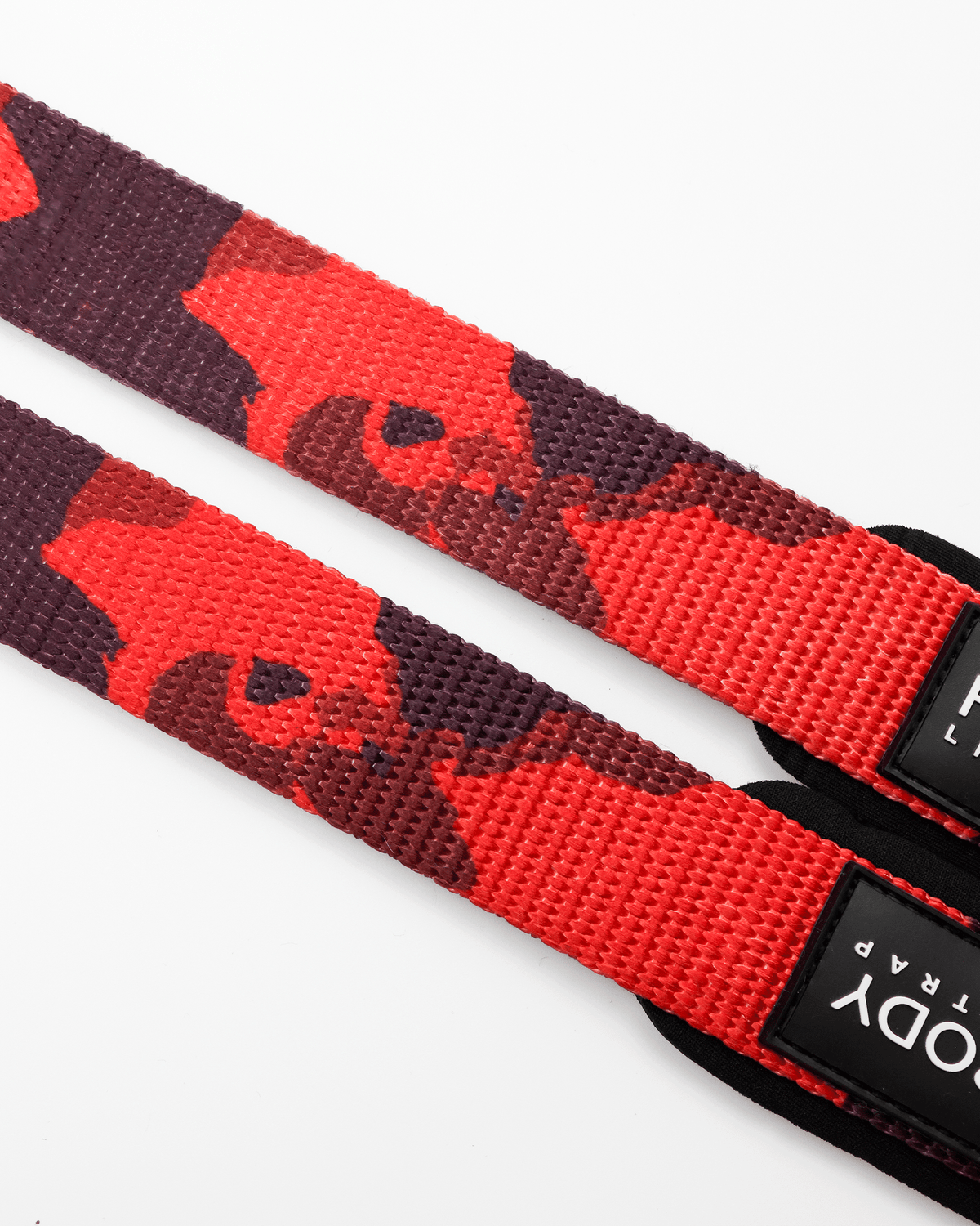 Lifting Straps Red Camo