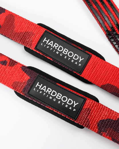 Lifting Straps Red Camo