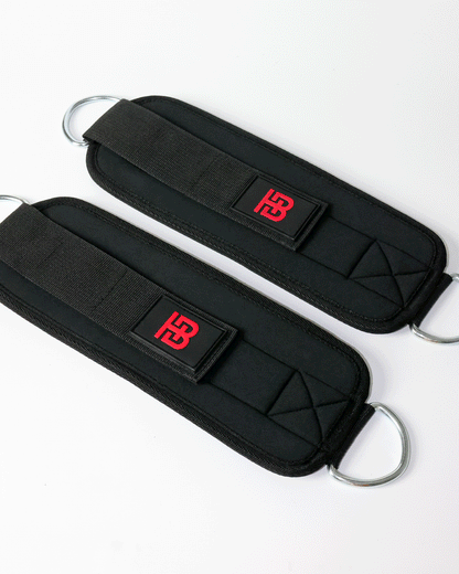 Neoprene Lifting Cuffs Black