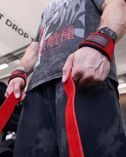 Premium Lifting Straps Red