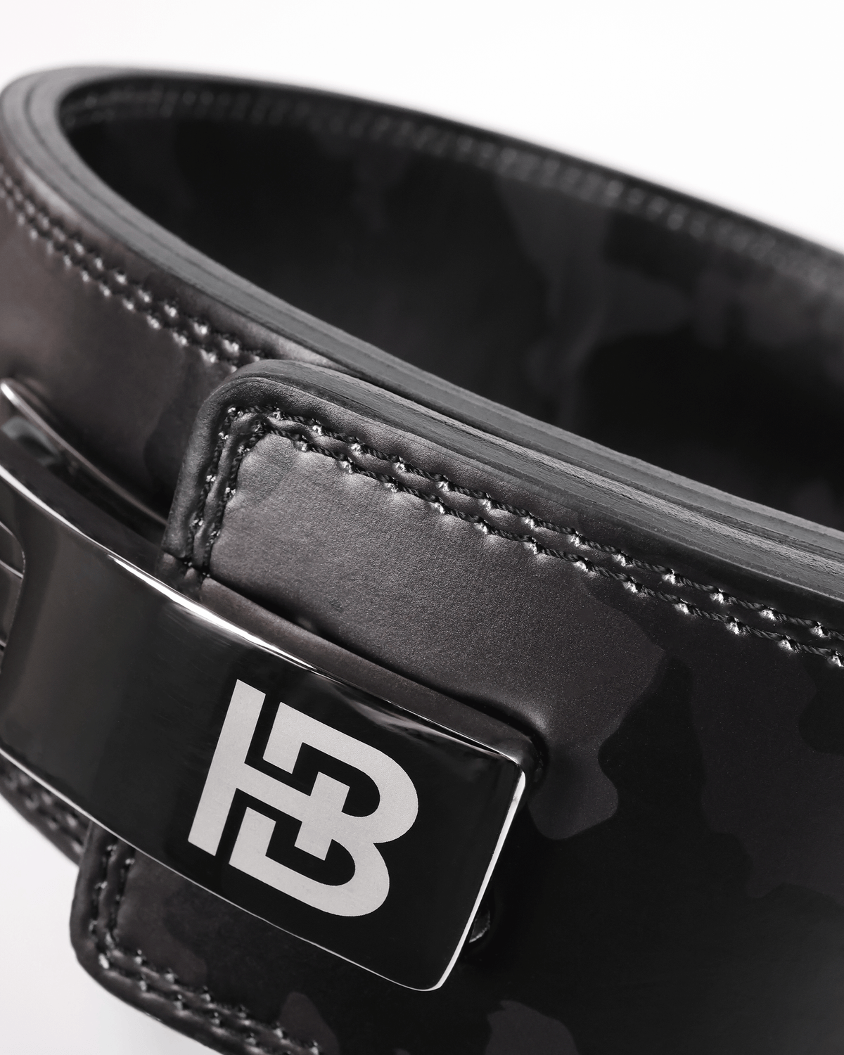 Lever Belt 10mm Black Camo