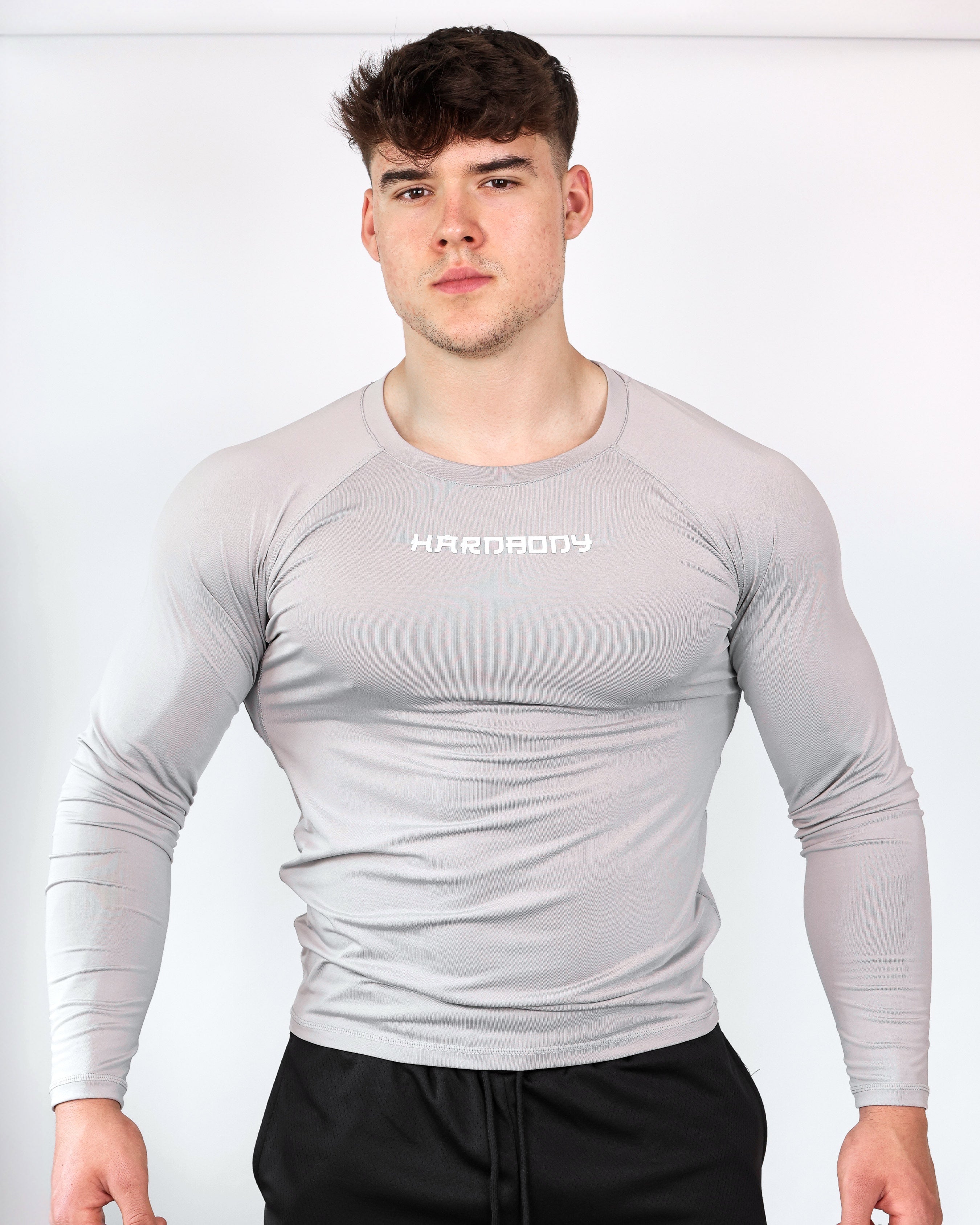 Grey Compression Long Sleeve