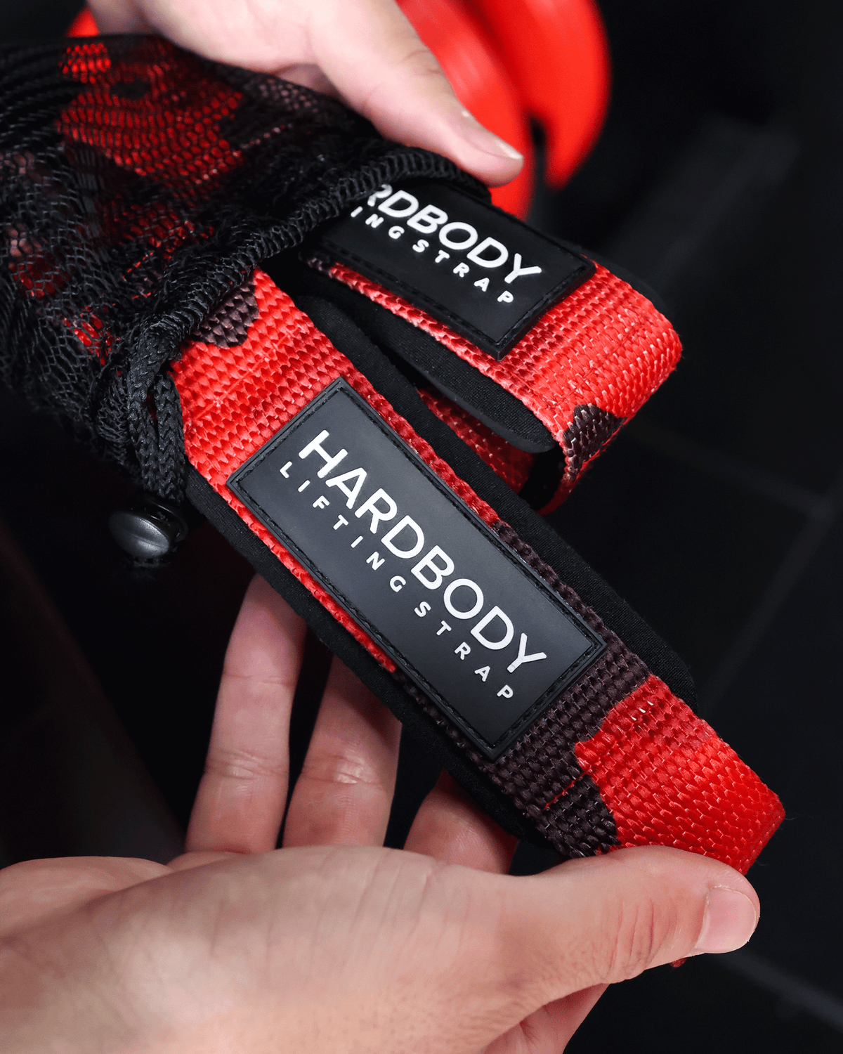 Lifting Straps Red Camo
