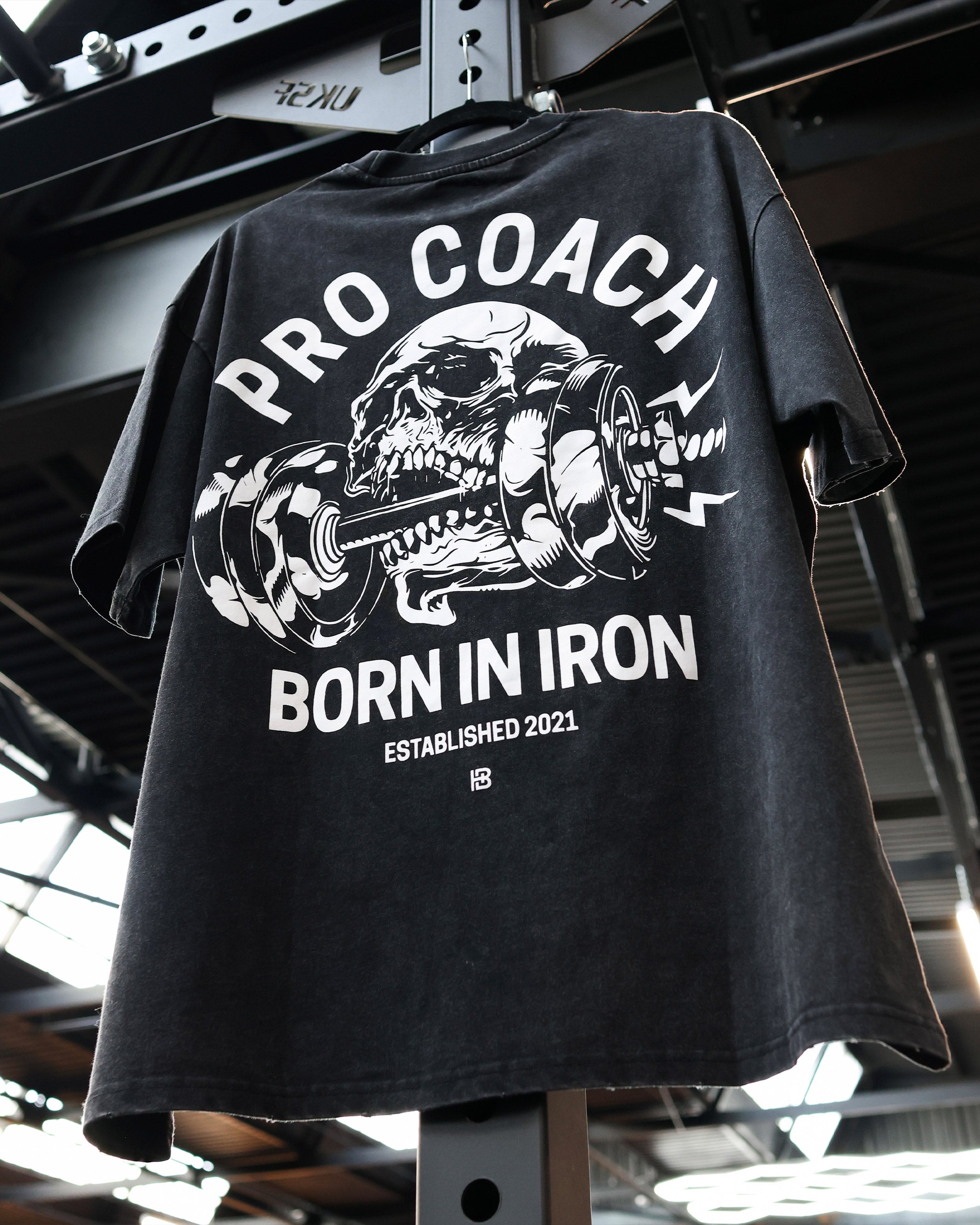 Procoach Born In Iron T-Shirt Wash Black