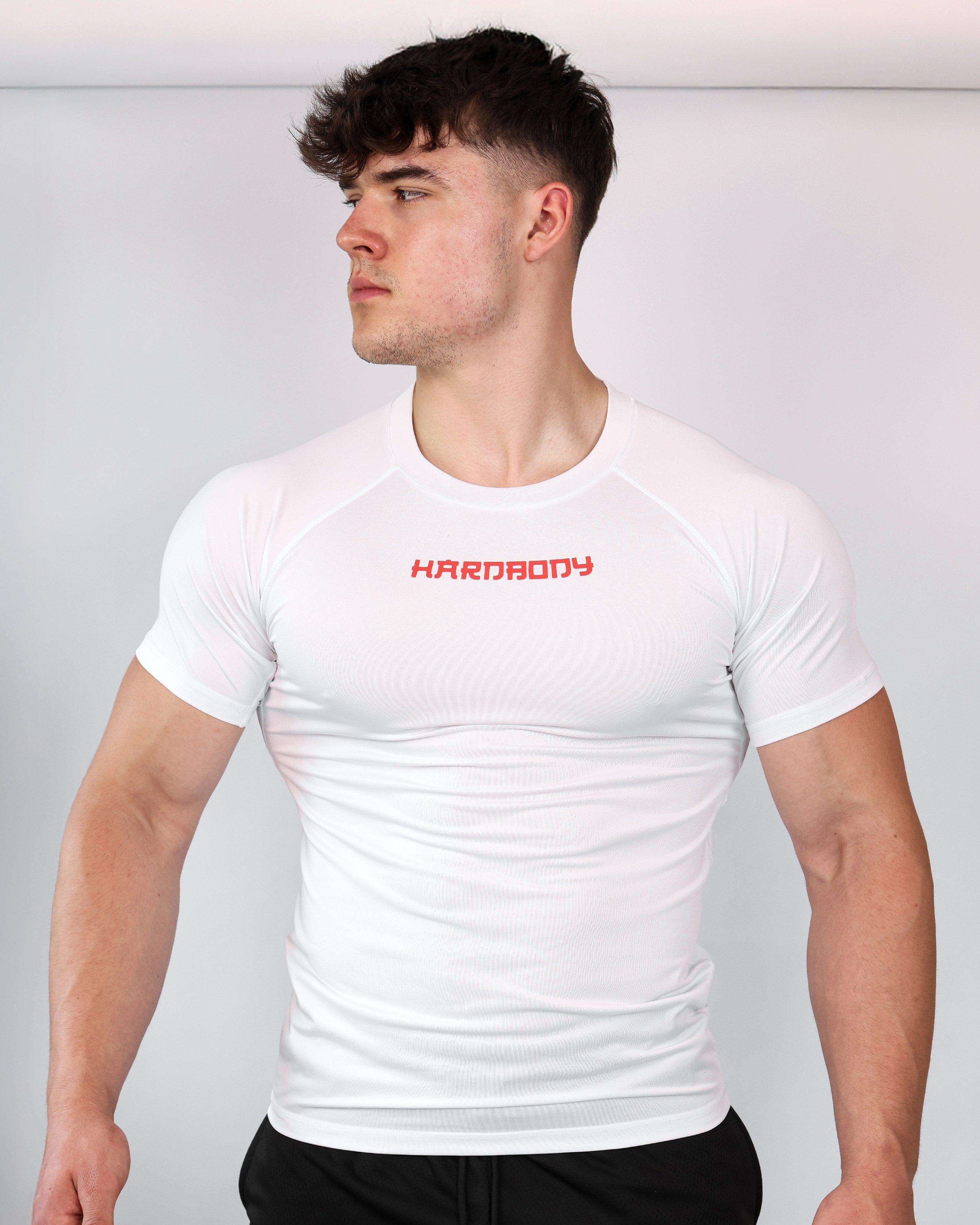 White Compression Short Sleeve