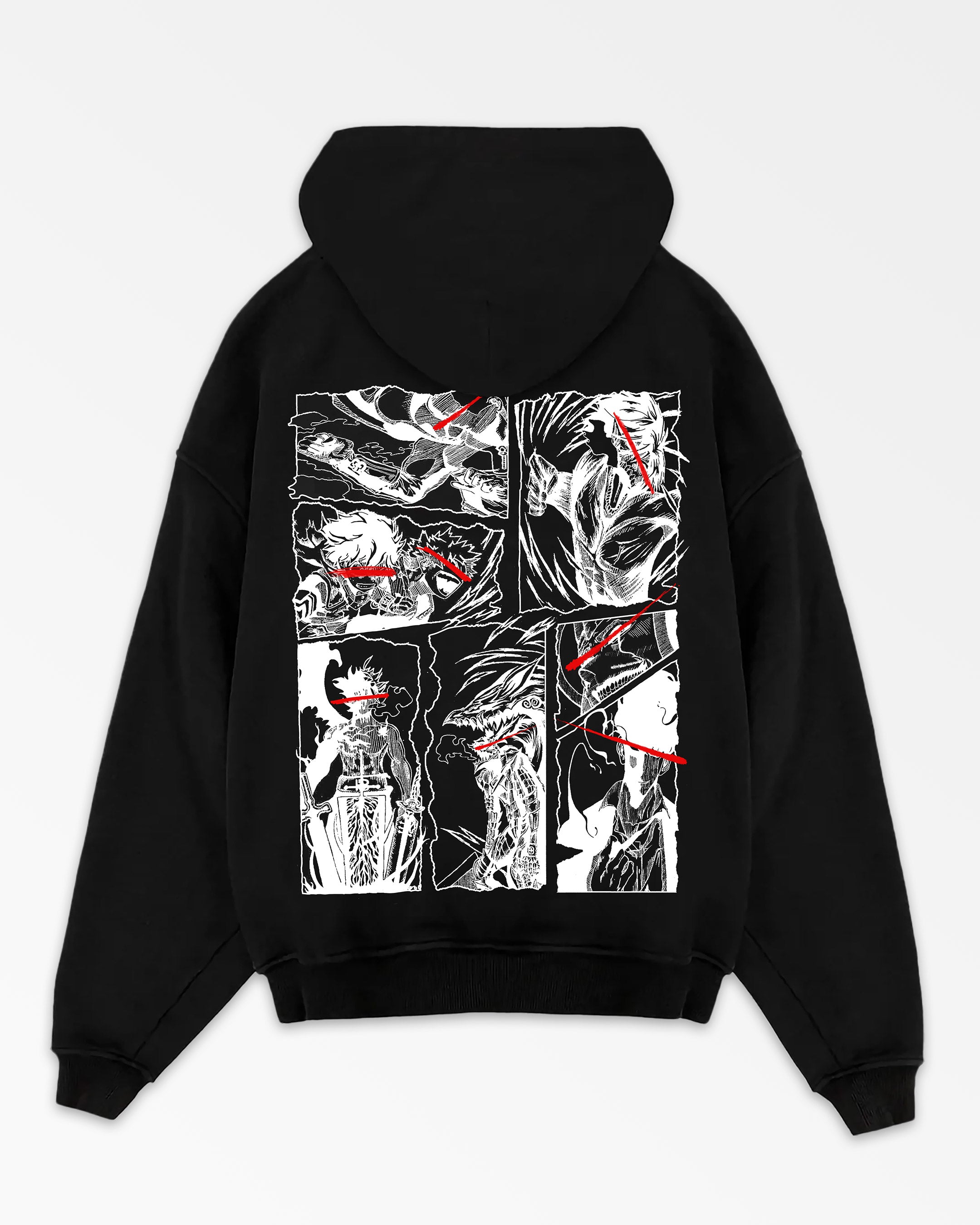 Kaizen Black Anime Hoodie