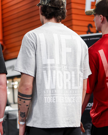 Lift The World T-Shirt Grey