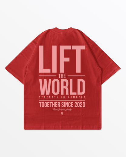 Lift The World T-Shirt Red