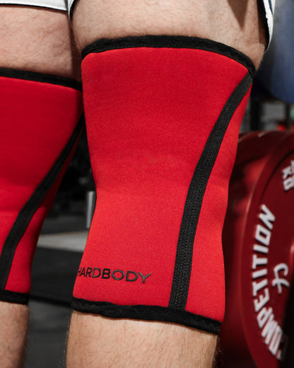 MVPRO Knee Sleeves 7mm Classic Red