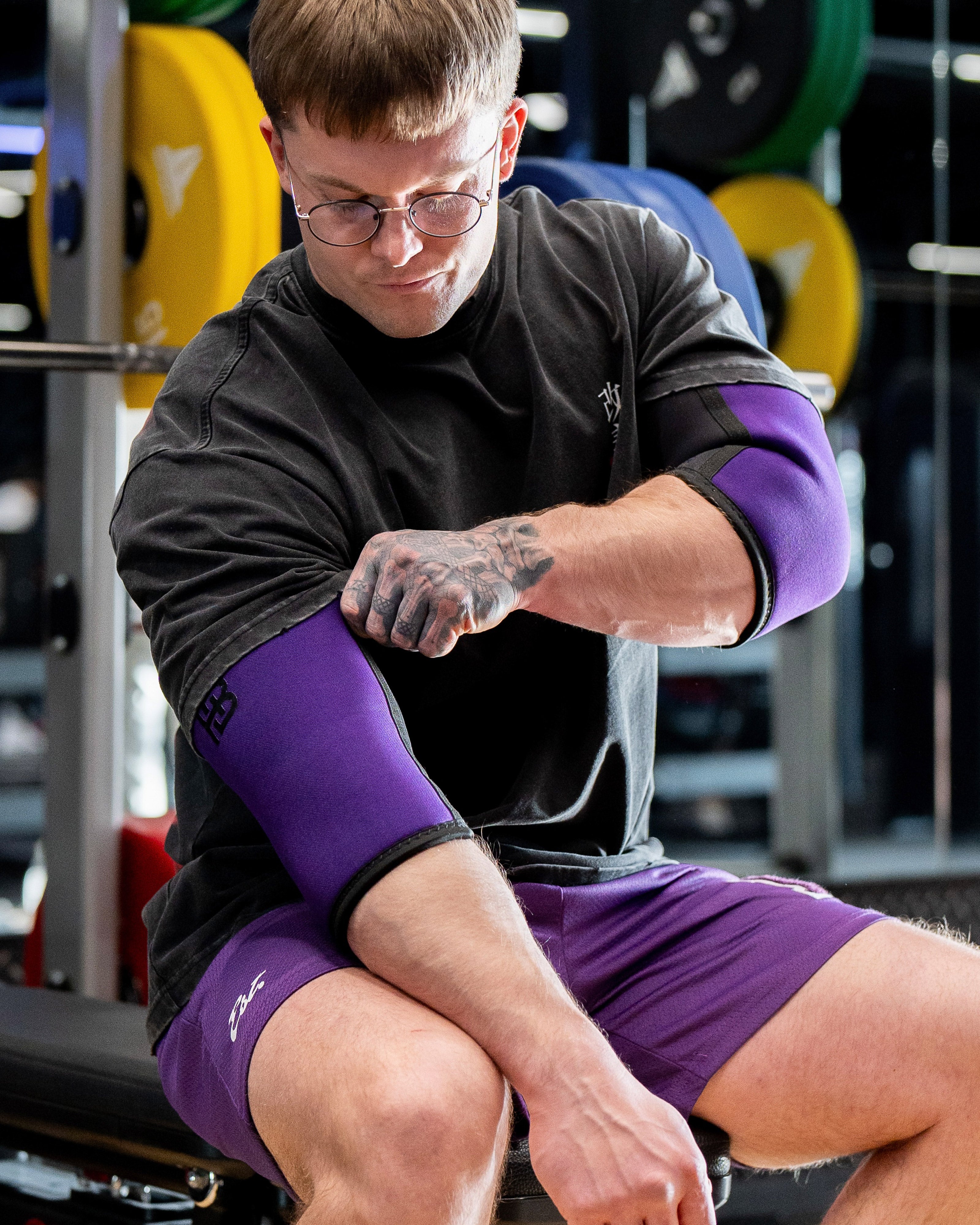 Elbow Sleeves 7mm Purple
