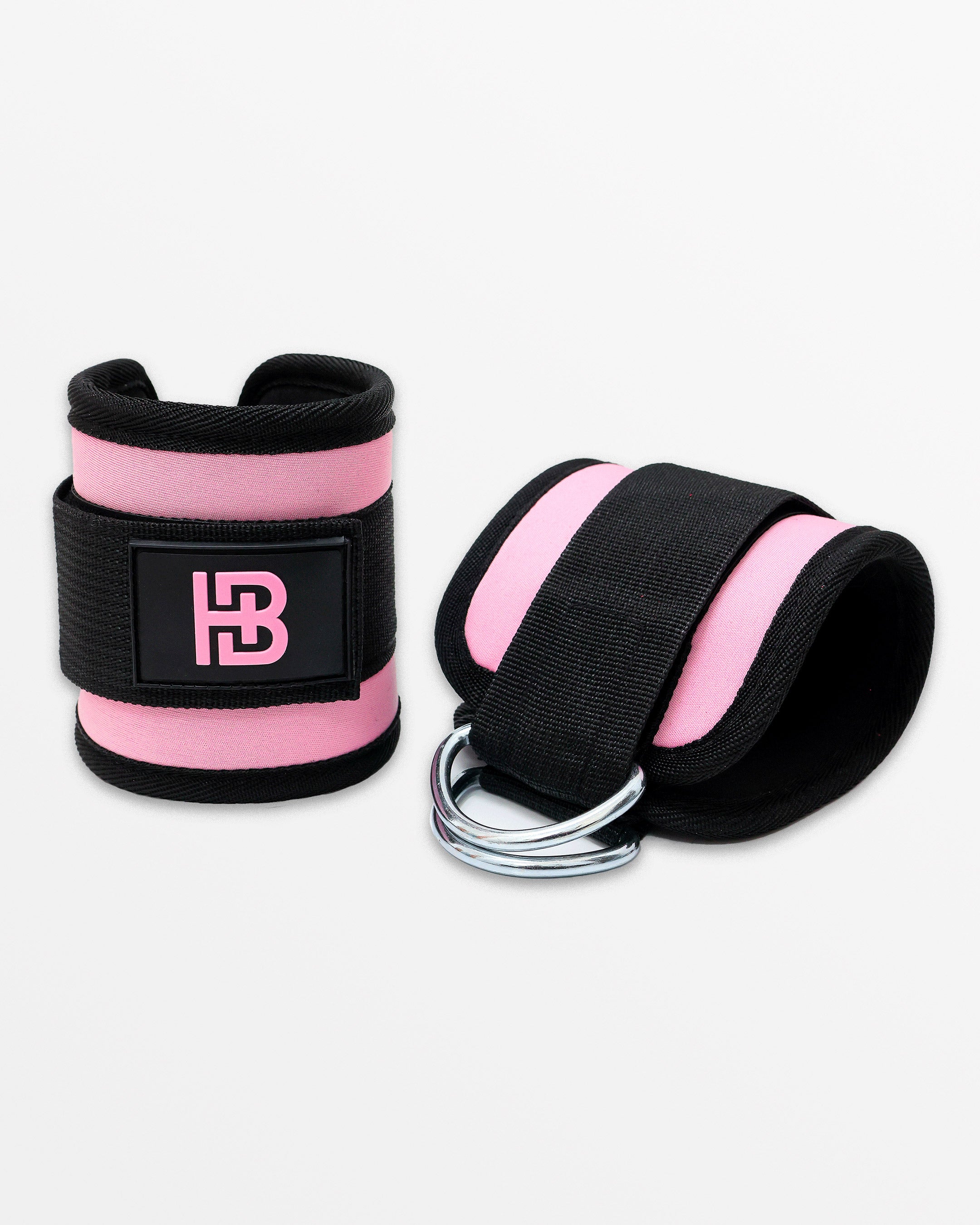 Pink Neoprene Lifting Cuffs