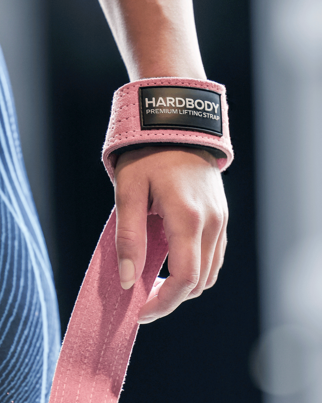 Pink Lifting Rings Premium Lifting Straps Dusty Pink