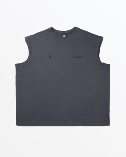Procoach Unleash Cut Off Tank Shadow Grey