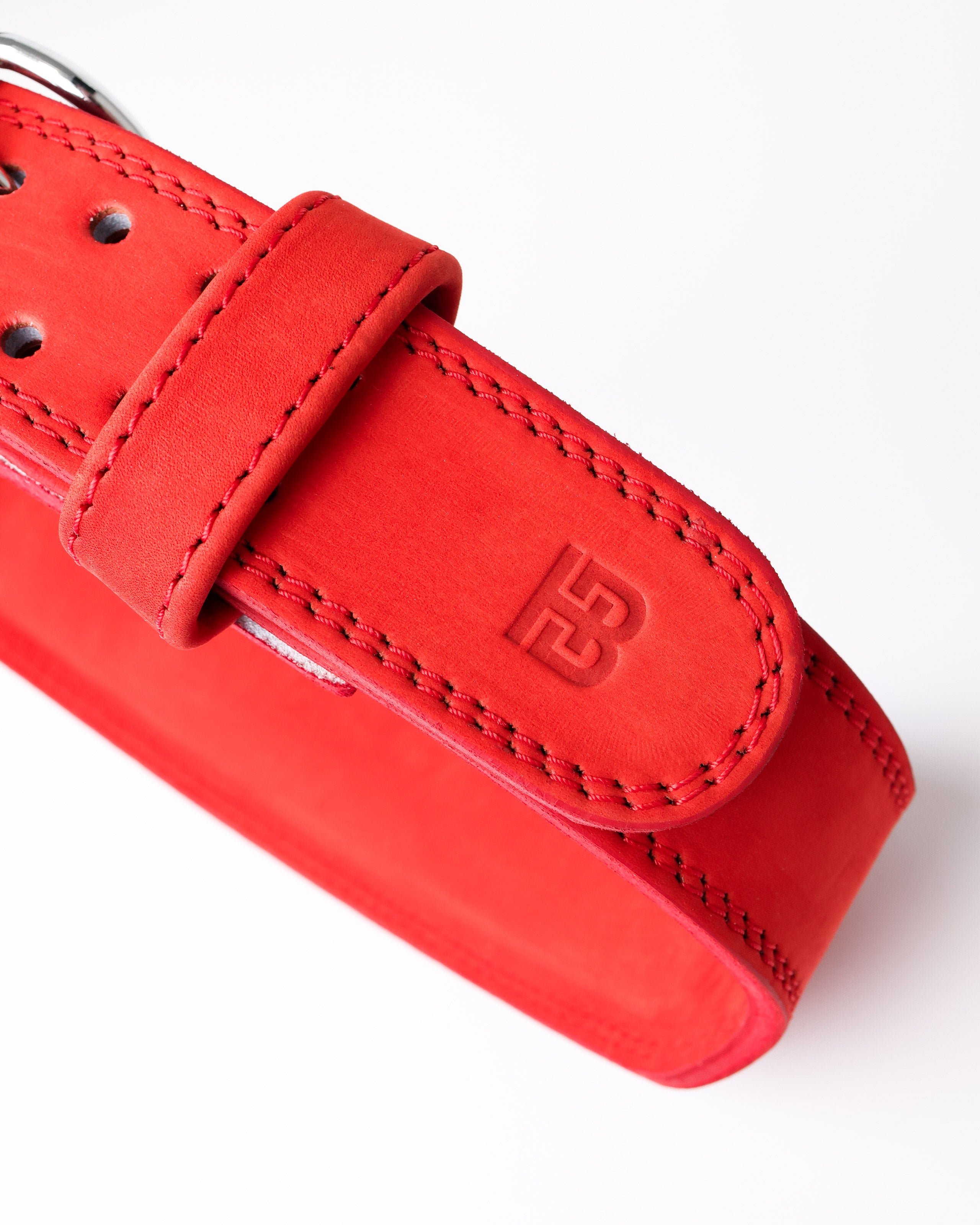 Bodybuilding Belt 10mm Red