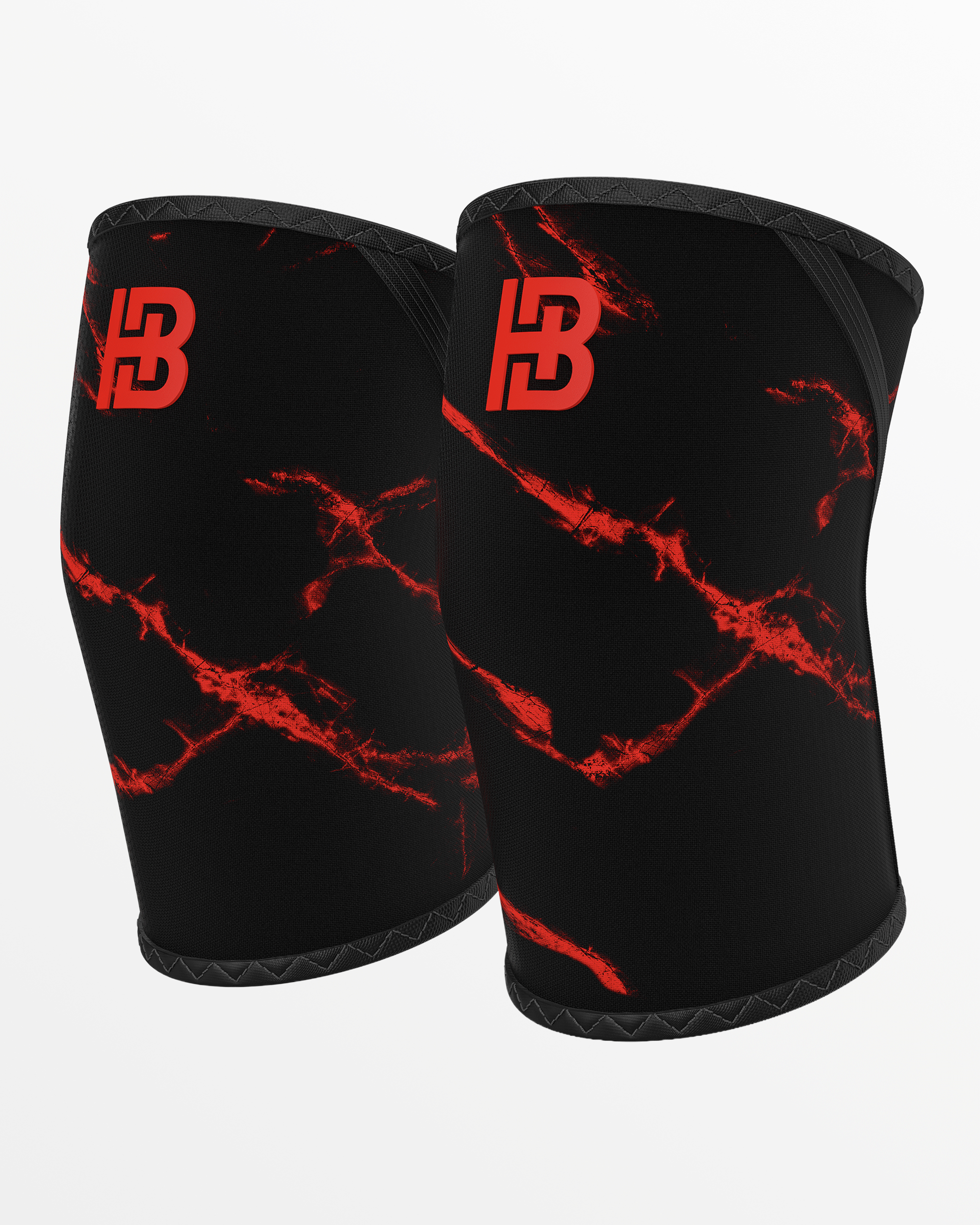 MVPRO Knee Sleeves 7mm Red Storm