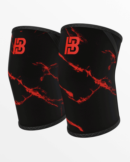 MVPRO Knee Sleeves 7mm Red Storm