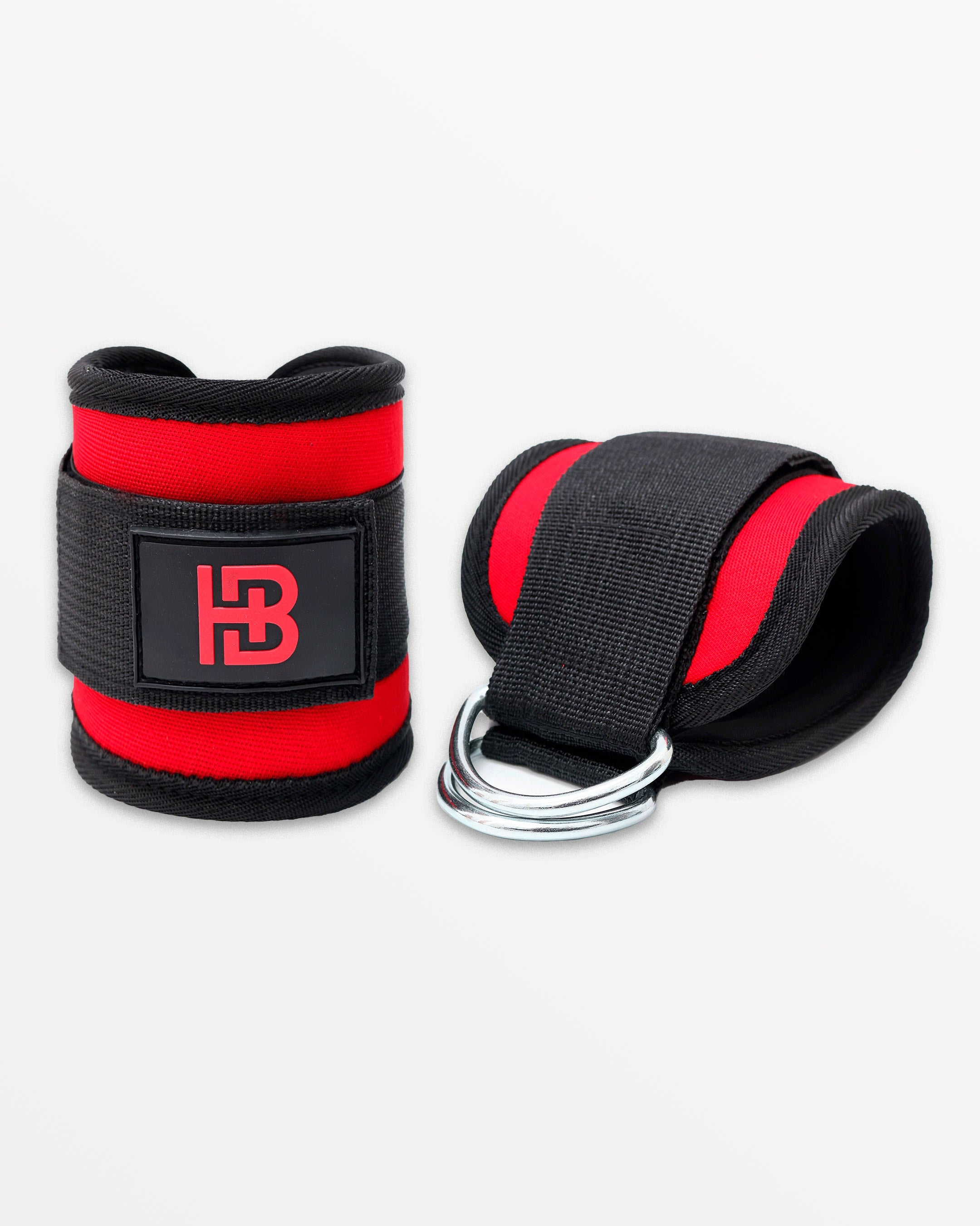 Red Neoprene Lifting Cuffs