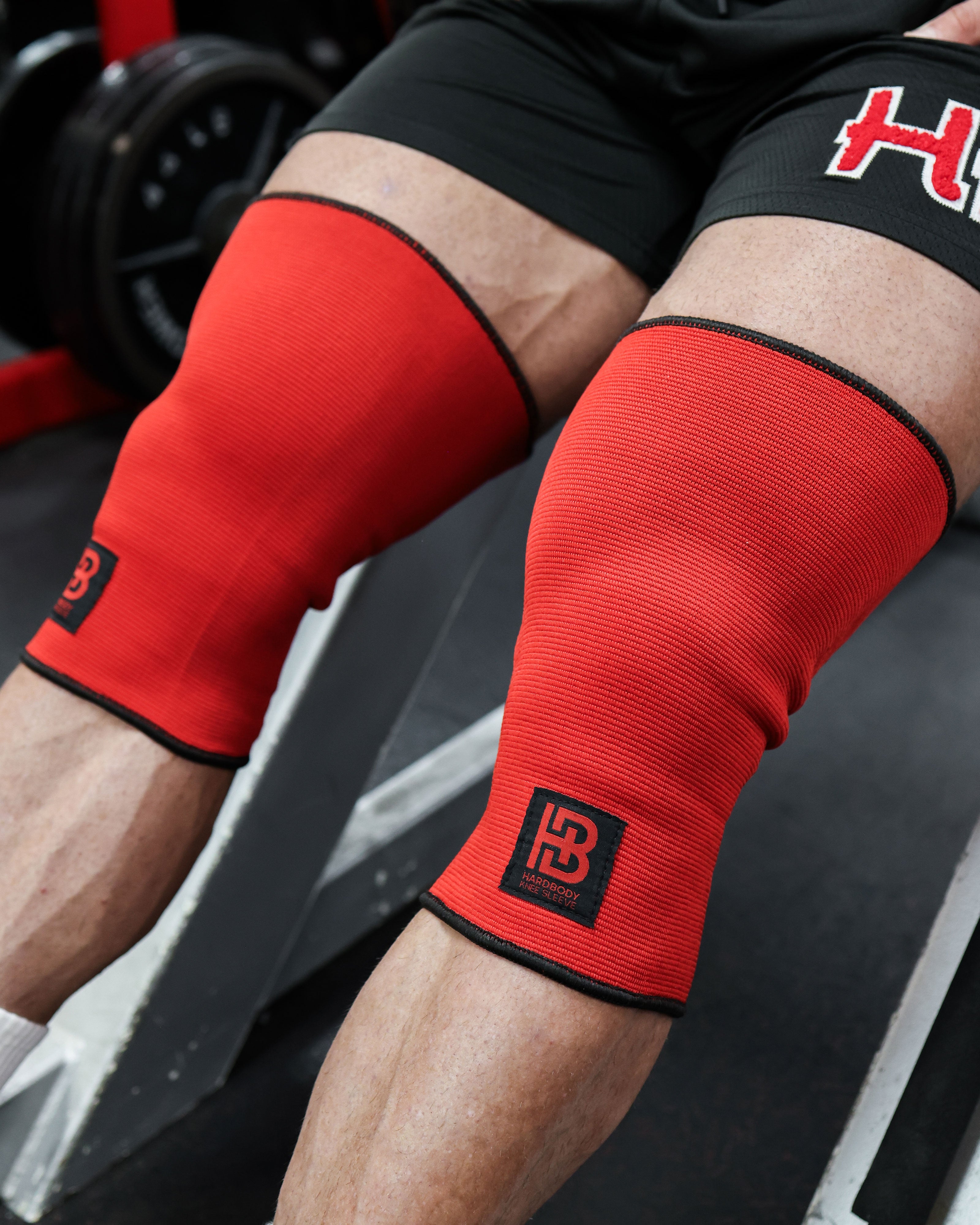 Single Ply Knee Sleeves Red
