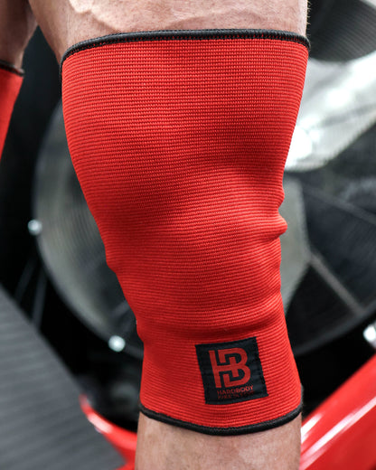 Single Ply Knee Sleeves Red