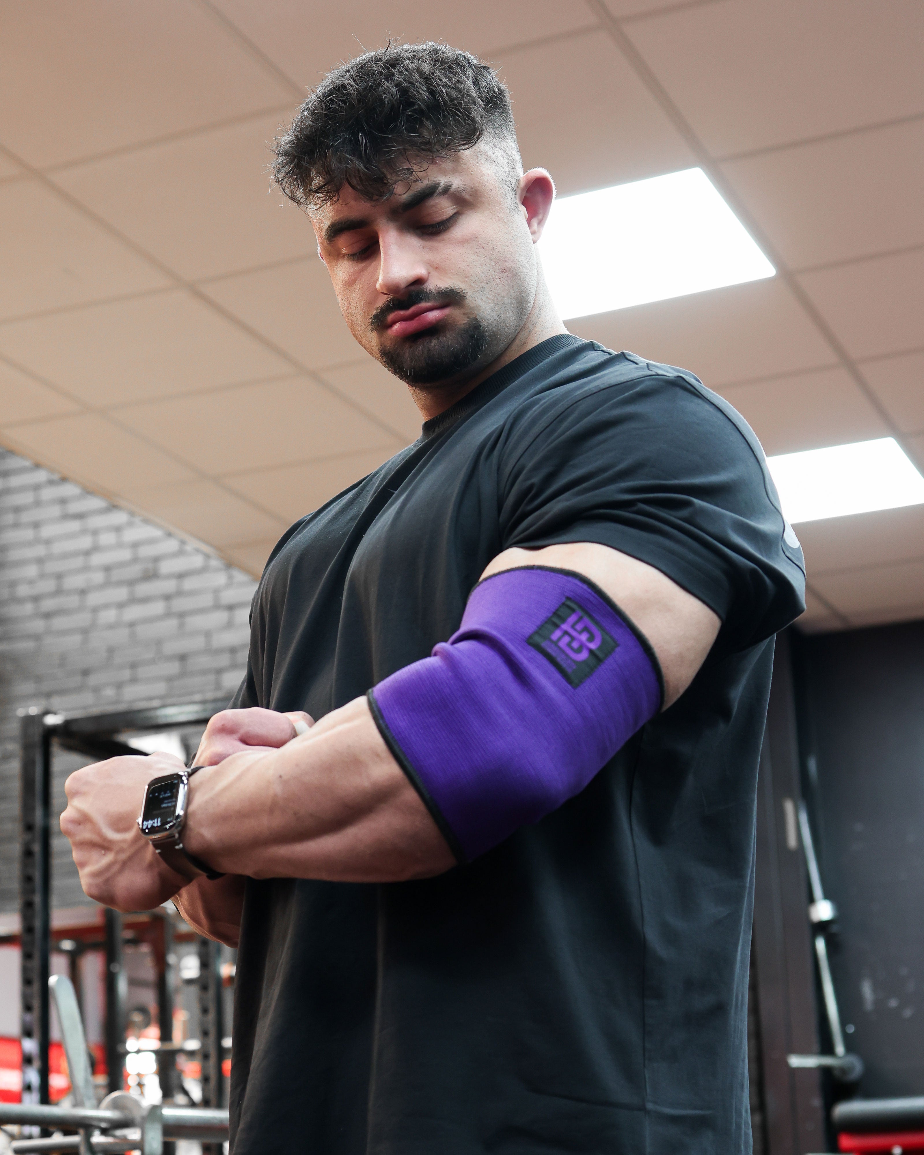 Single Ply Elbow Sleeves Purple
