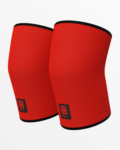 Single Ply Knee Sleeves Red