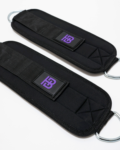 Neoprene Lifting Cuffs Purple