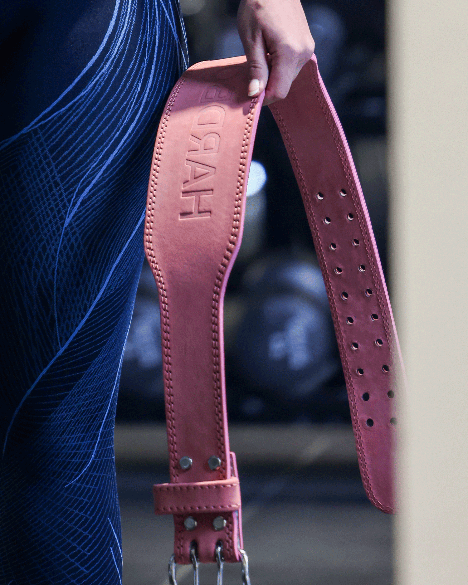 Dusty Pink Bodybuilding Belt 10mm